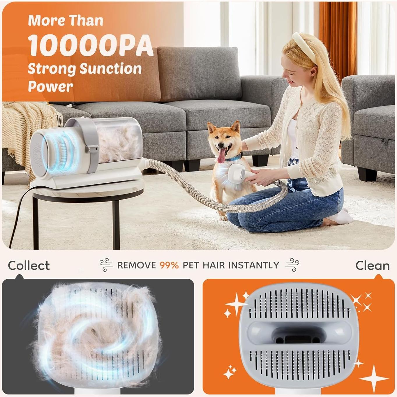 Kit de Aseo para Mascotas Sweetcrispy 2.5L 3 Modos