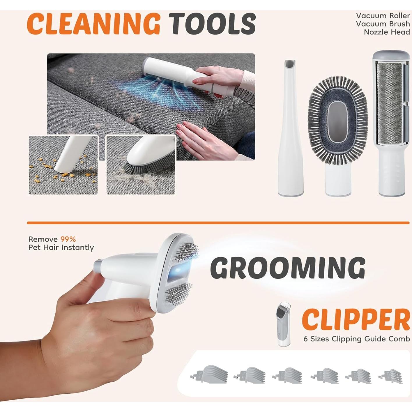 Kit de Aseo para Mascotas Sweetcrispy 2.5L 3 Modos