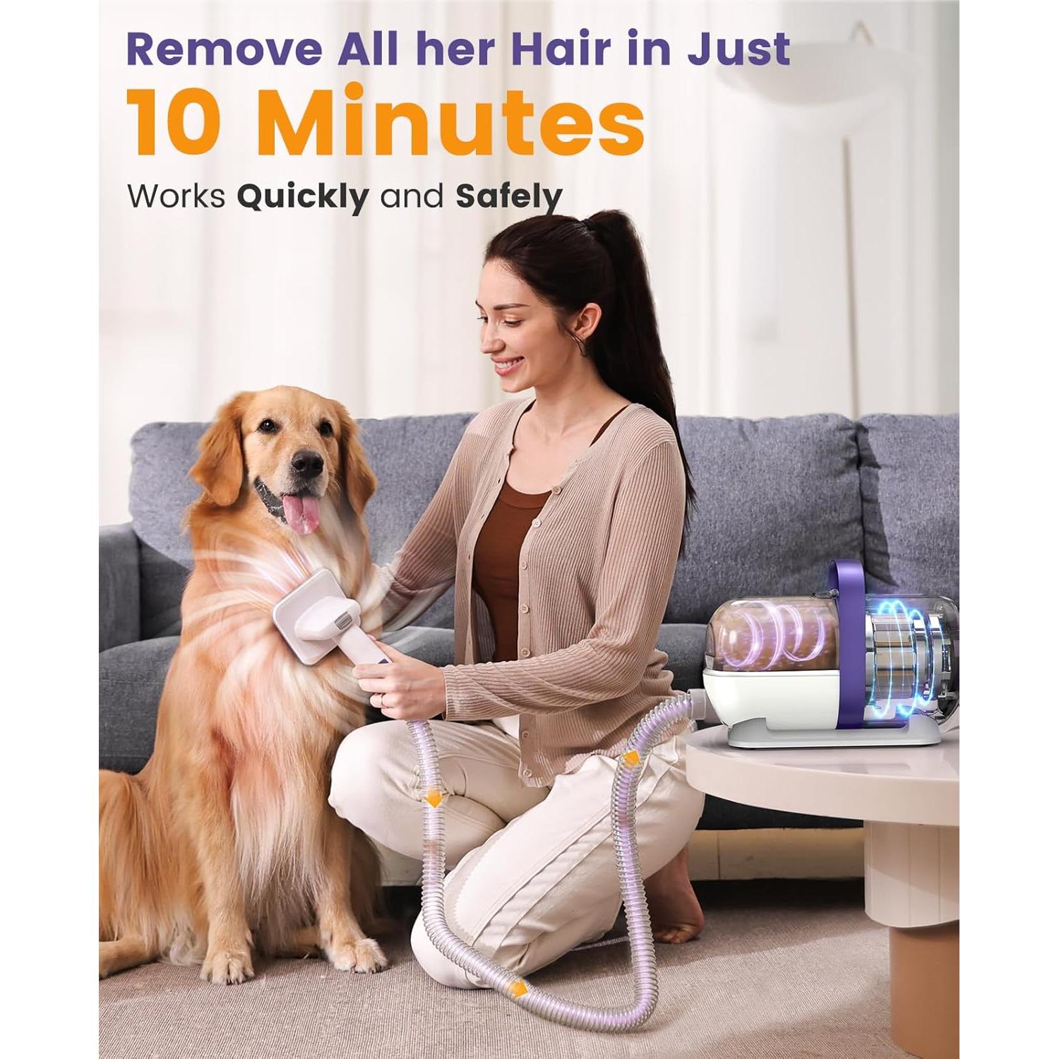 Aspiradora para Pelo de Perro Oneisall LM5 12kPa Silenciosa