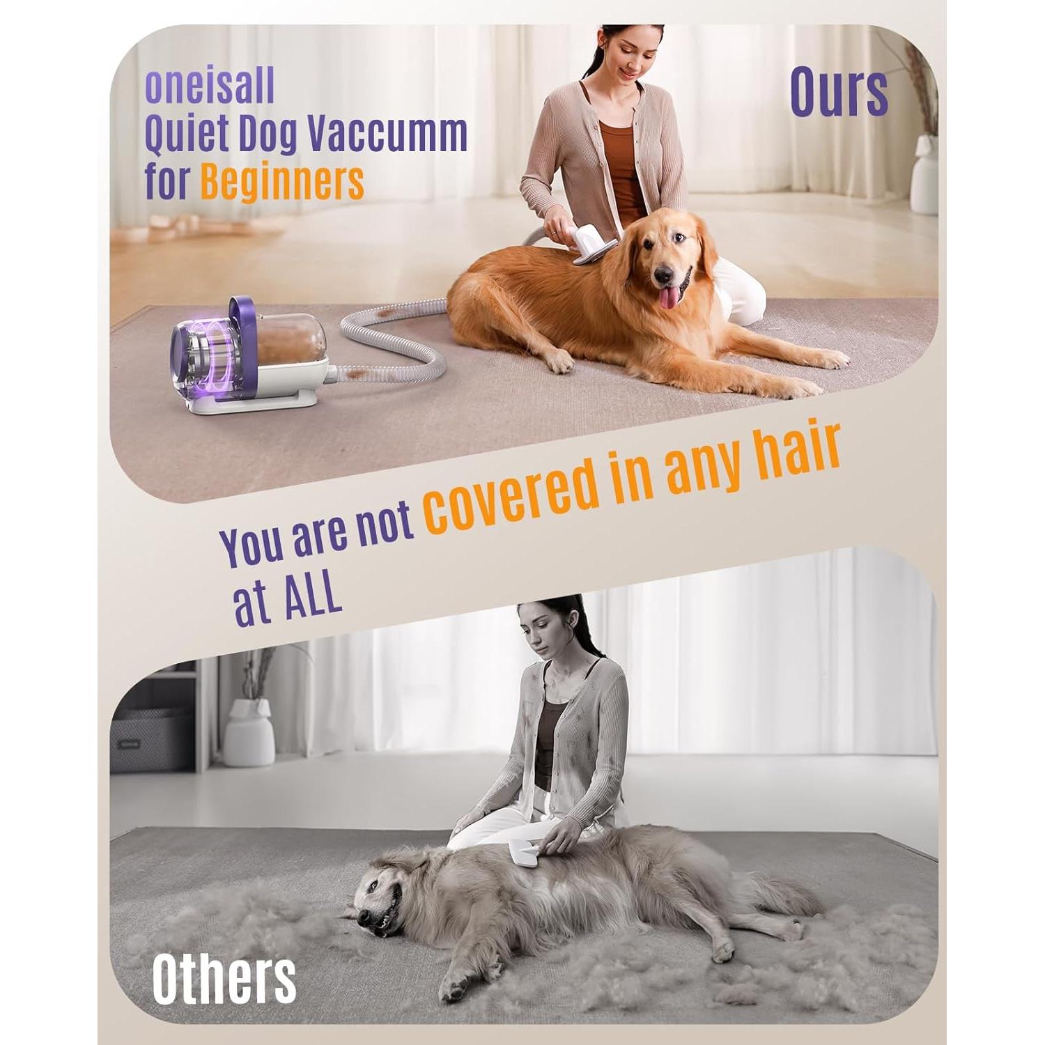 Aspiradora para Pelo de Perro Oneisall LM5 12kPa Silenciosa