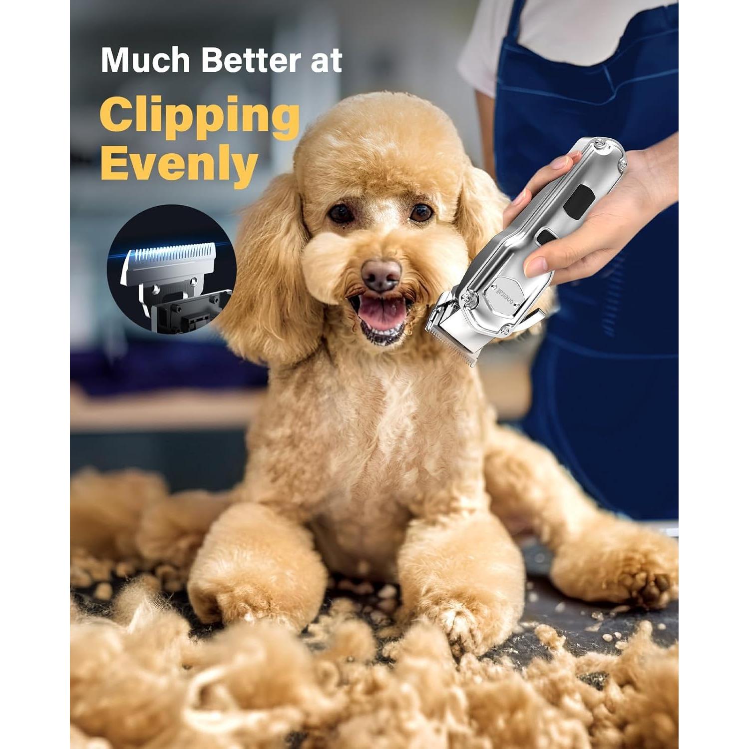 Cortapelos Inalámbrico Oneisall para Perros Gruesos 2000mAh