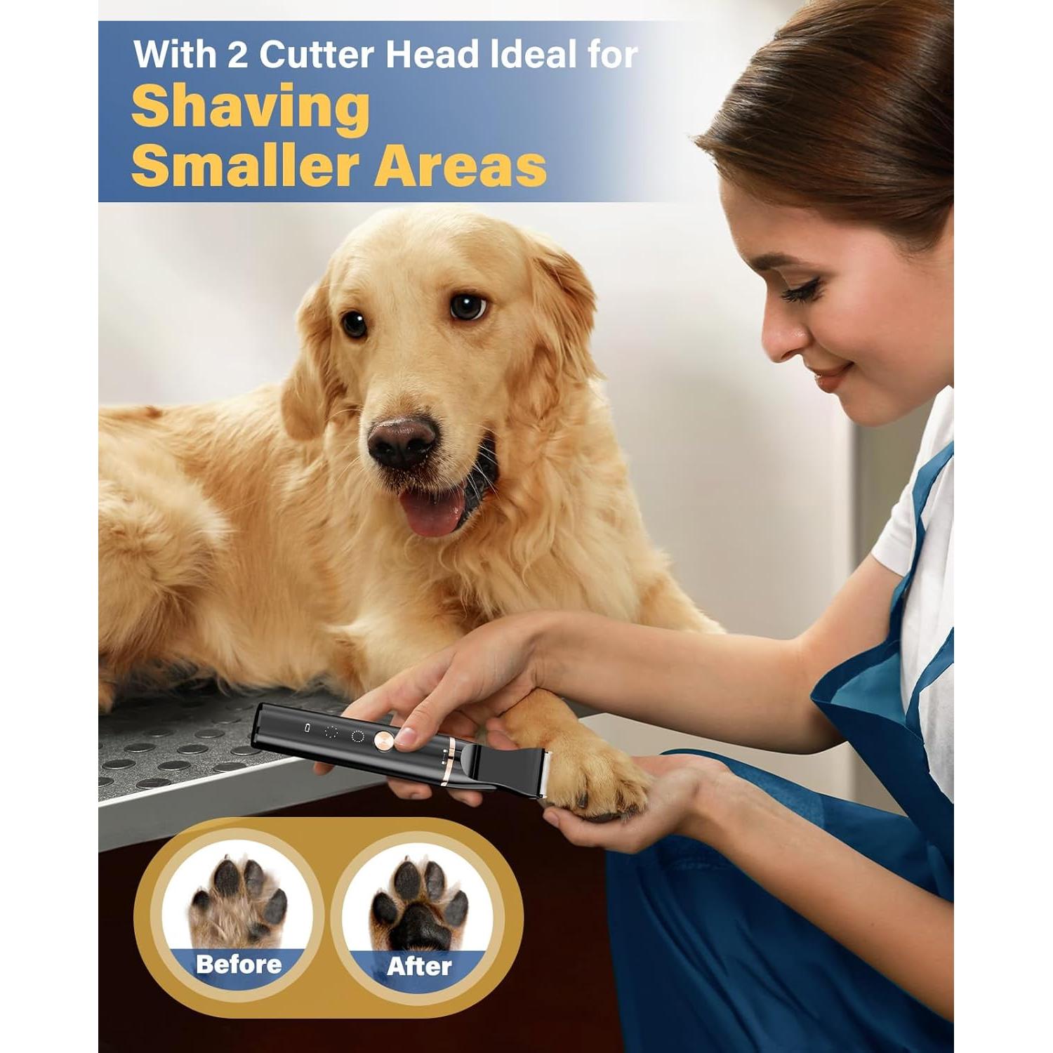 Cortapelos Inalámbrico Oneisall para Perros Gruesos 2000mAh