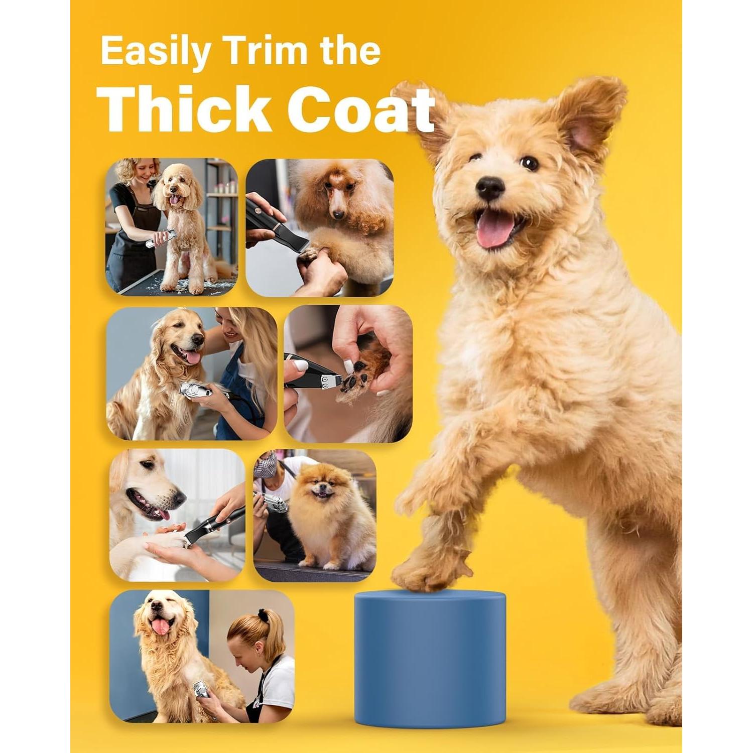 Cortapelos Inalámbrico Oneisall para Perros Gruesos 2000mAh