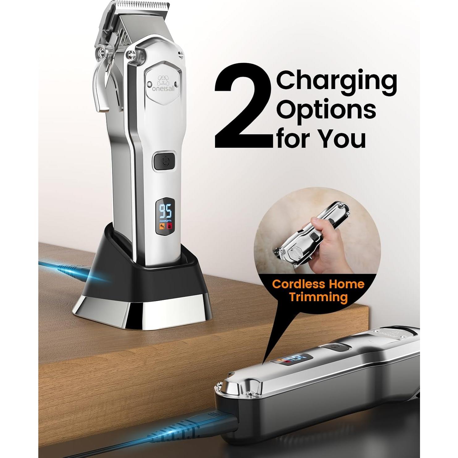 Cortapelos Profesional para Perros Oneisall RFC-676Pro Inalámbrico