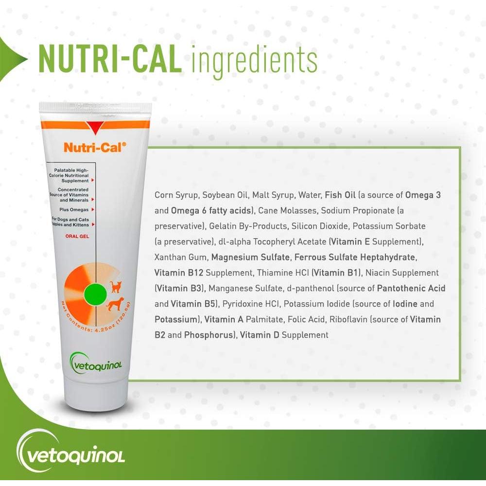 Suplemento Nutricional Vetoquinol Nutri-Cal 120 g para Gatos y Perros