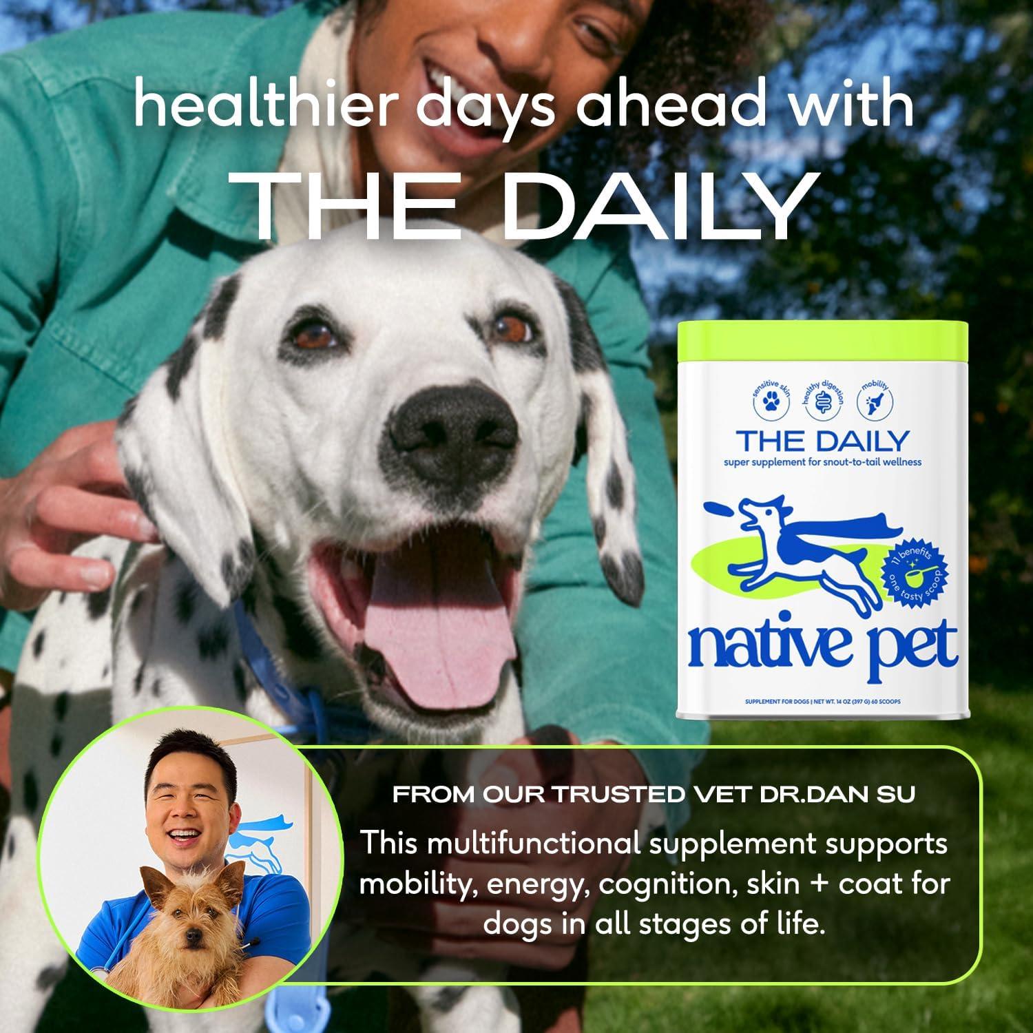 Suplemento Vitaminico en Polvo para Perros Native Pet - 30 Porciones