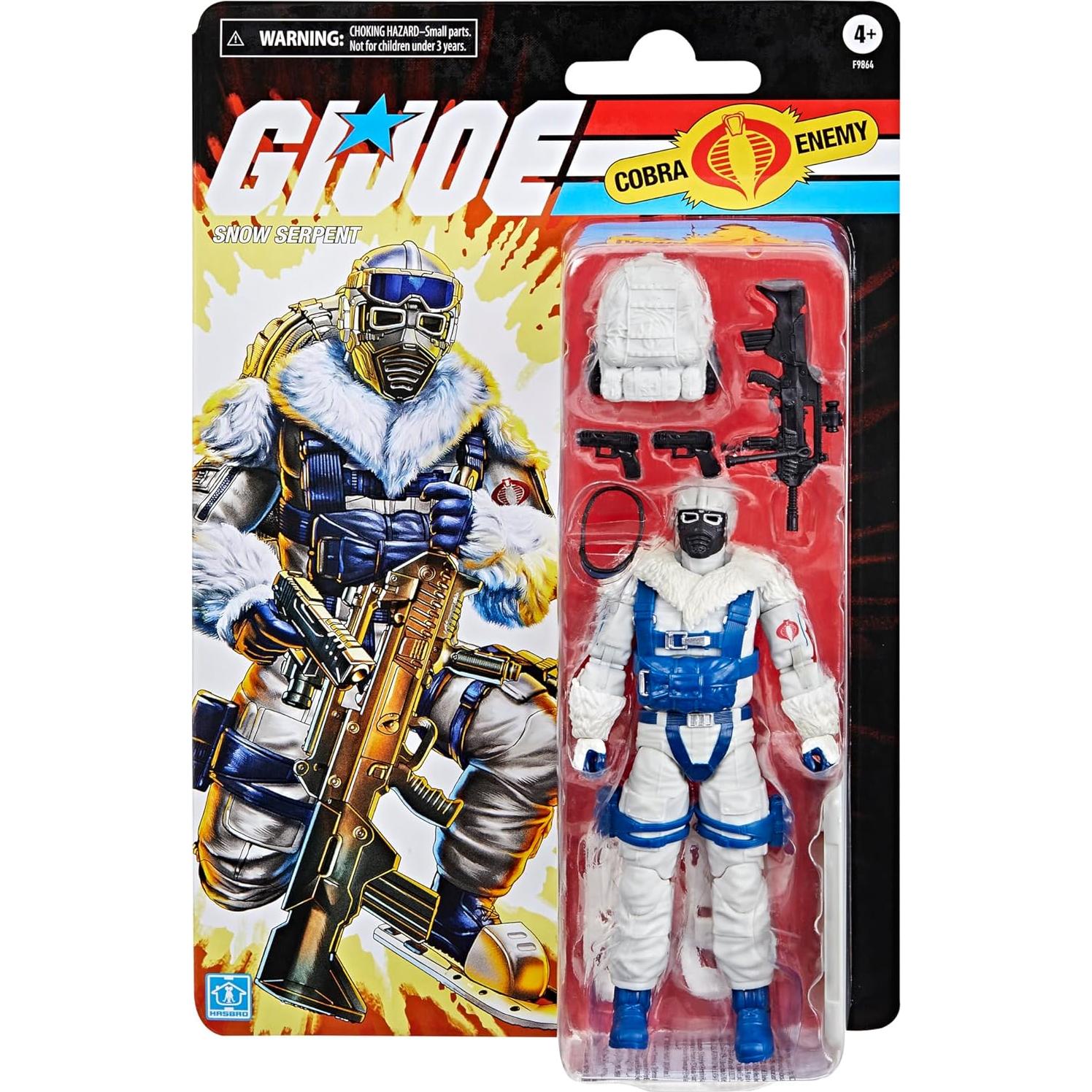 Figura de Acción G.I. Joe Serpiente de Nieve 6" Hasbro
