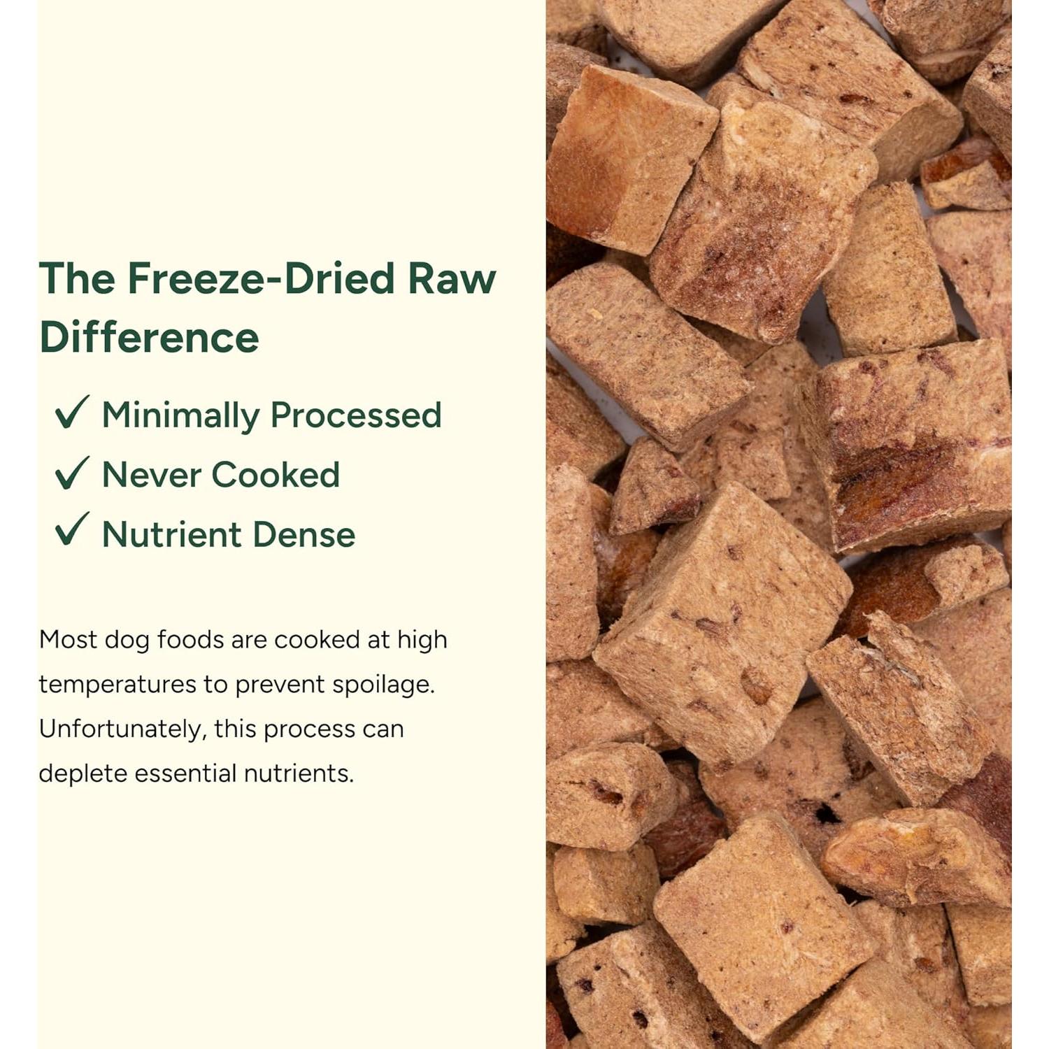 360 Nutrición de Mascotas Hígado de Bisonte Liofilizado 113g