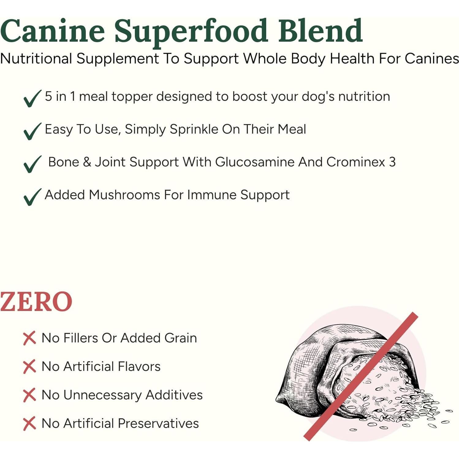 Suplemento Nutricional 360 Nutrición para Perros 30 Porciones