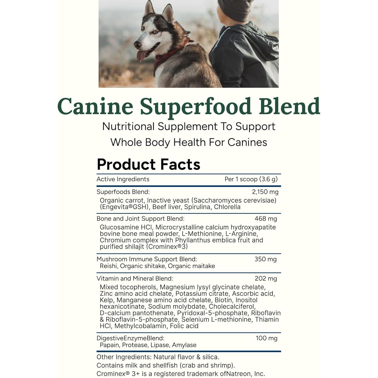 Suplemento Nutricional 360 Nutrición para Perros 30 Porciones