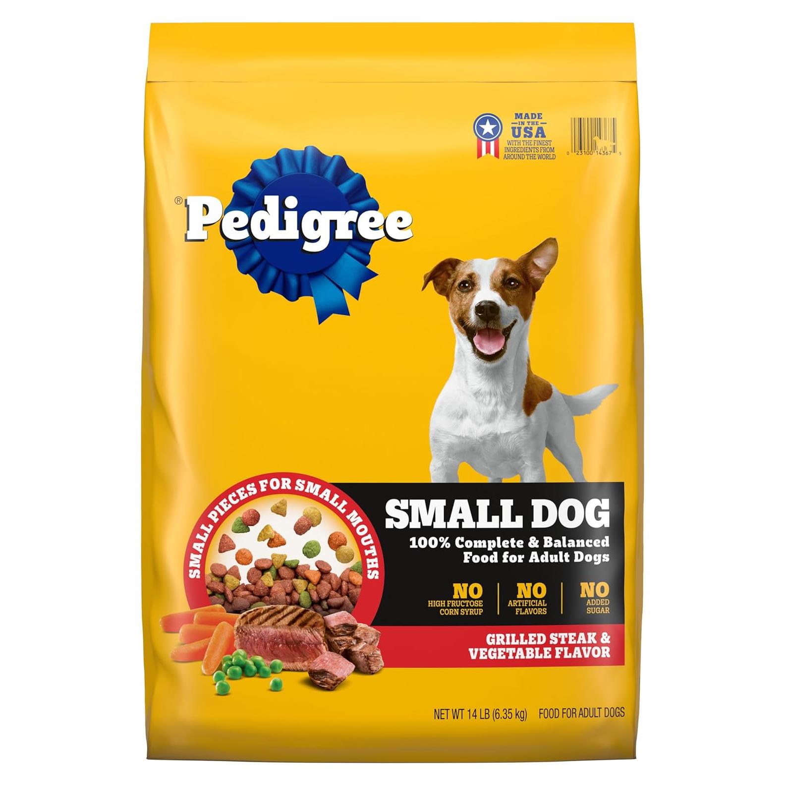 Pedigree Nutrición Completa Perro Pequeño 6,35 kg Bistec