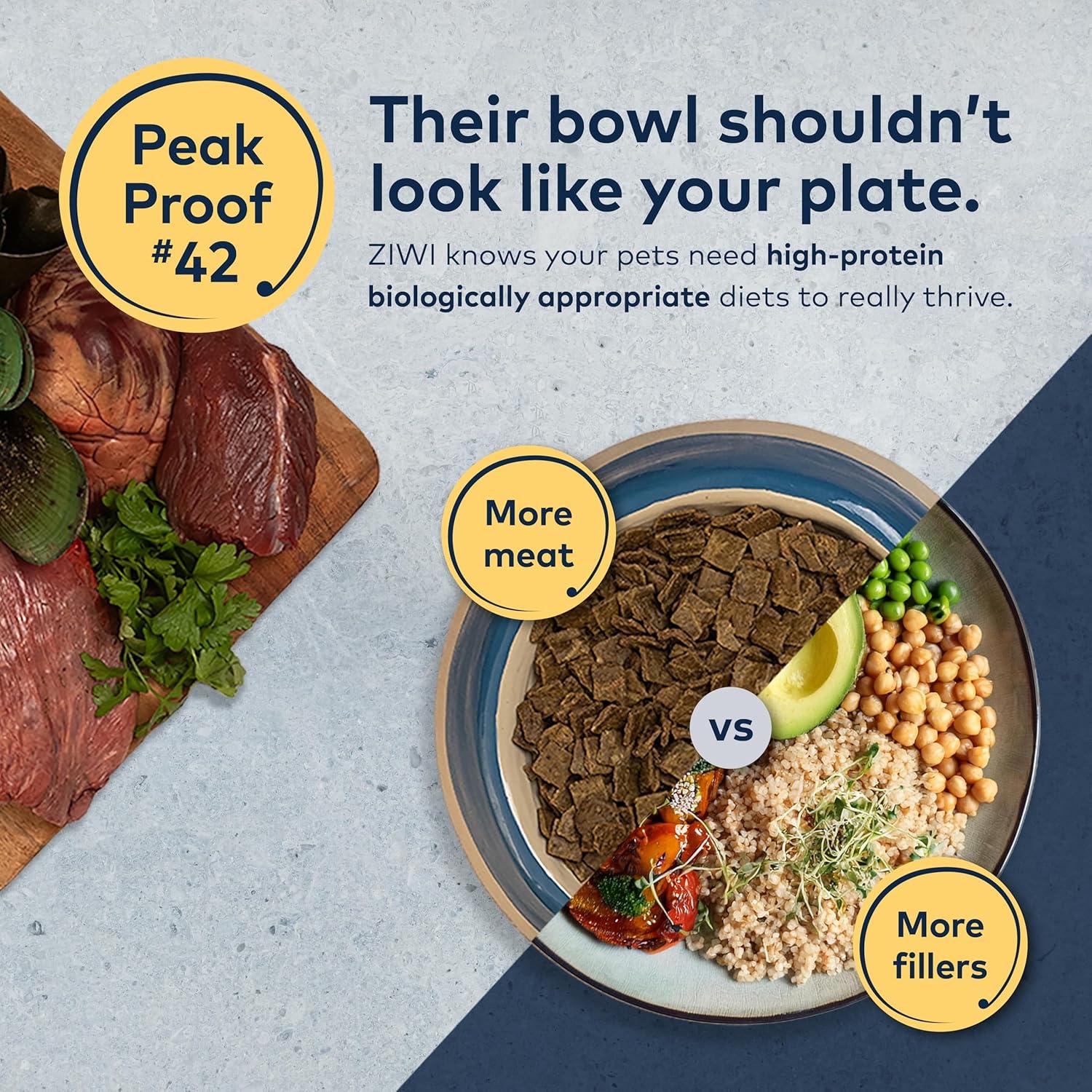 ZIWI Peak Comida Deshidratada para Perros Carne de Res 450g