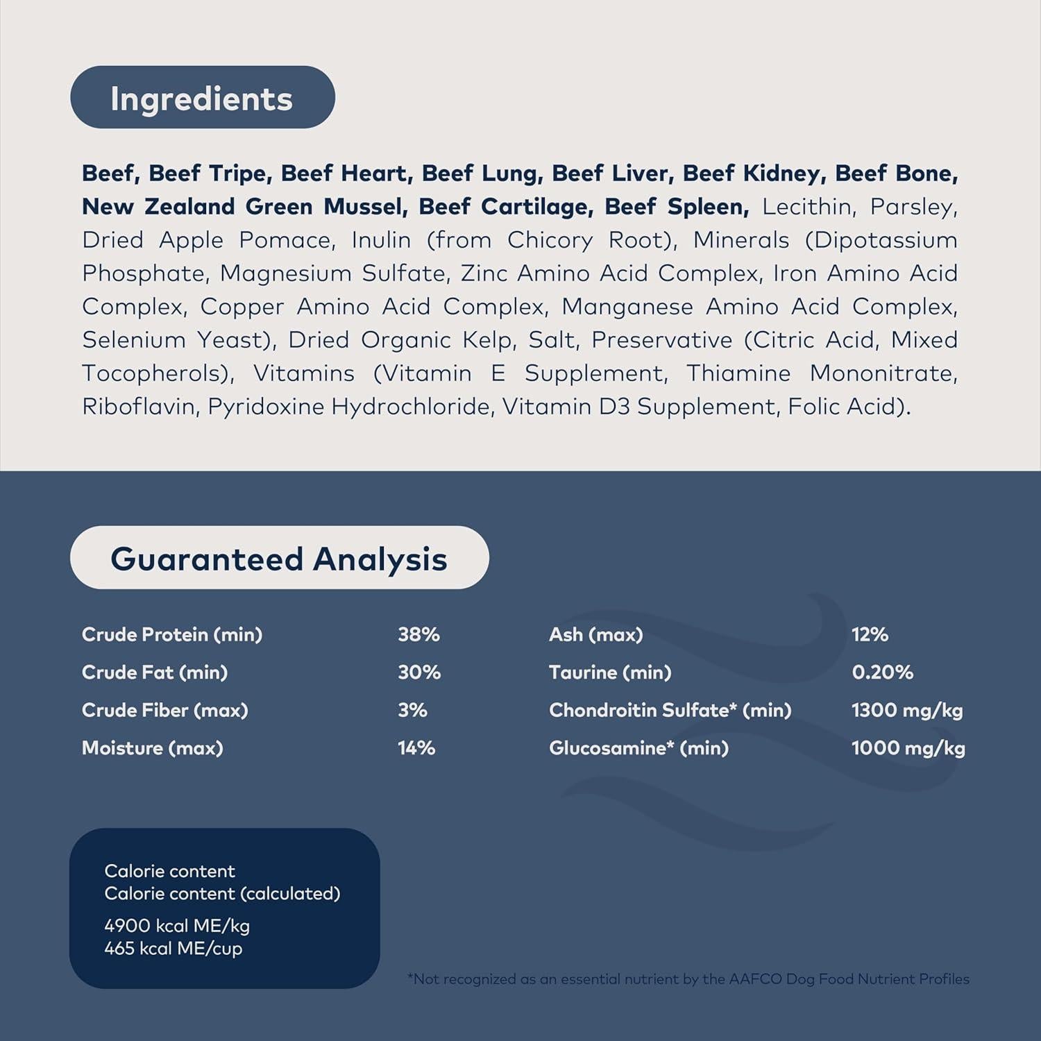 ZIWI Peak Comida Deshidratada para Perros Carne de Res 450g