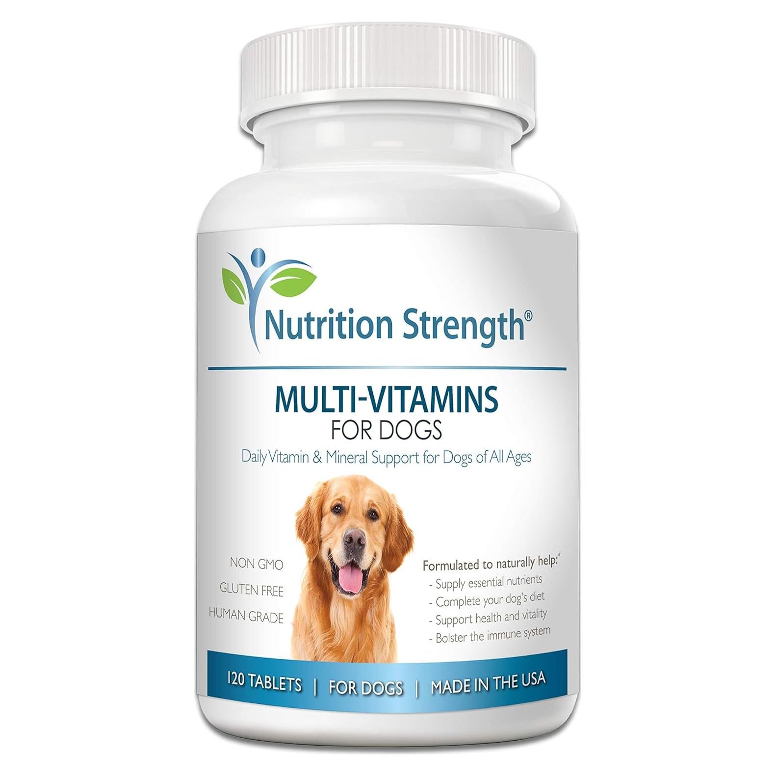 Multivitaminas para Perros Nutrition Strength 120 Tabletas