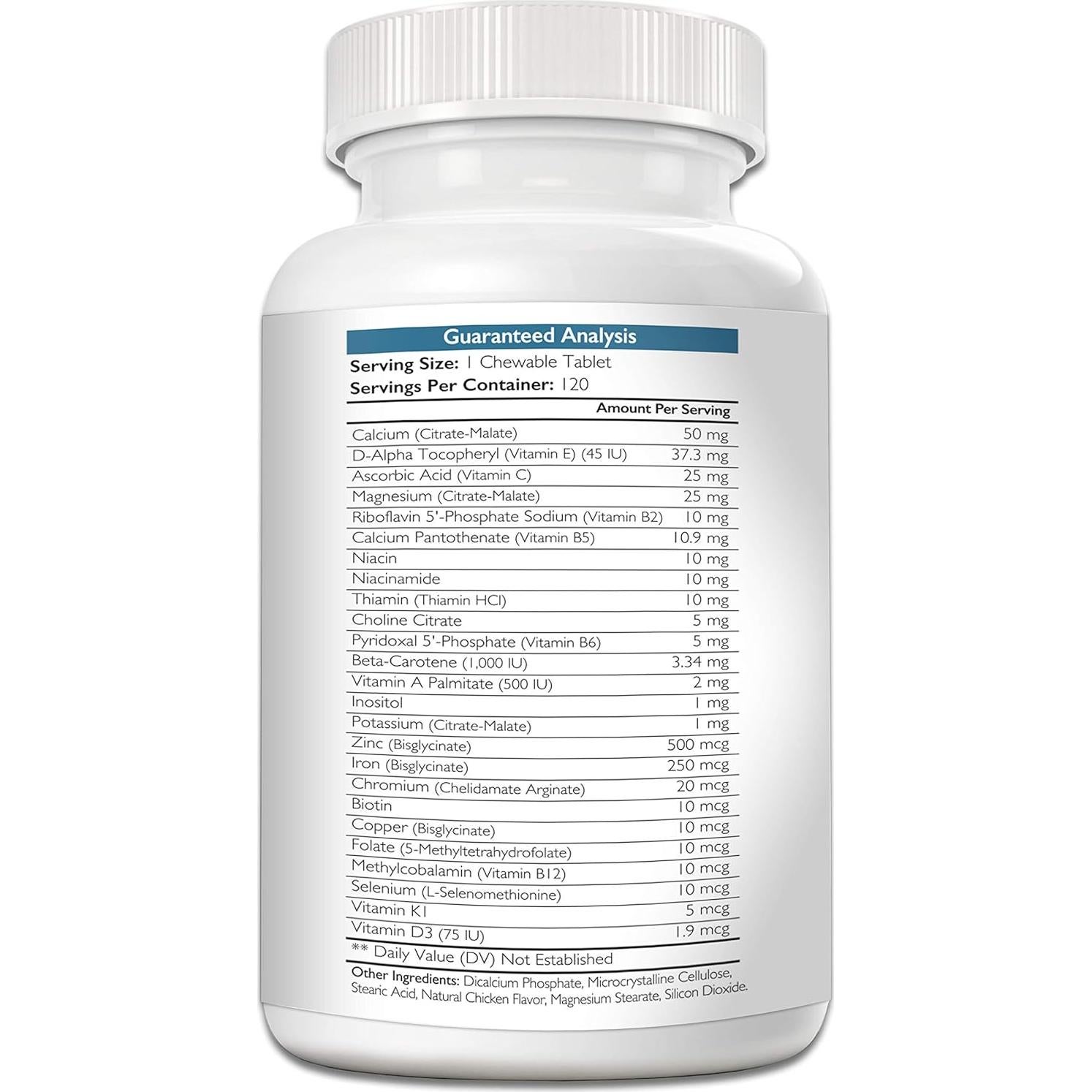 Multivitaminas para Perros Nutrition Strength 120 Tabletas