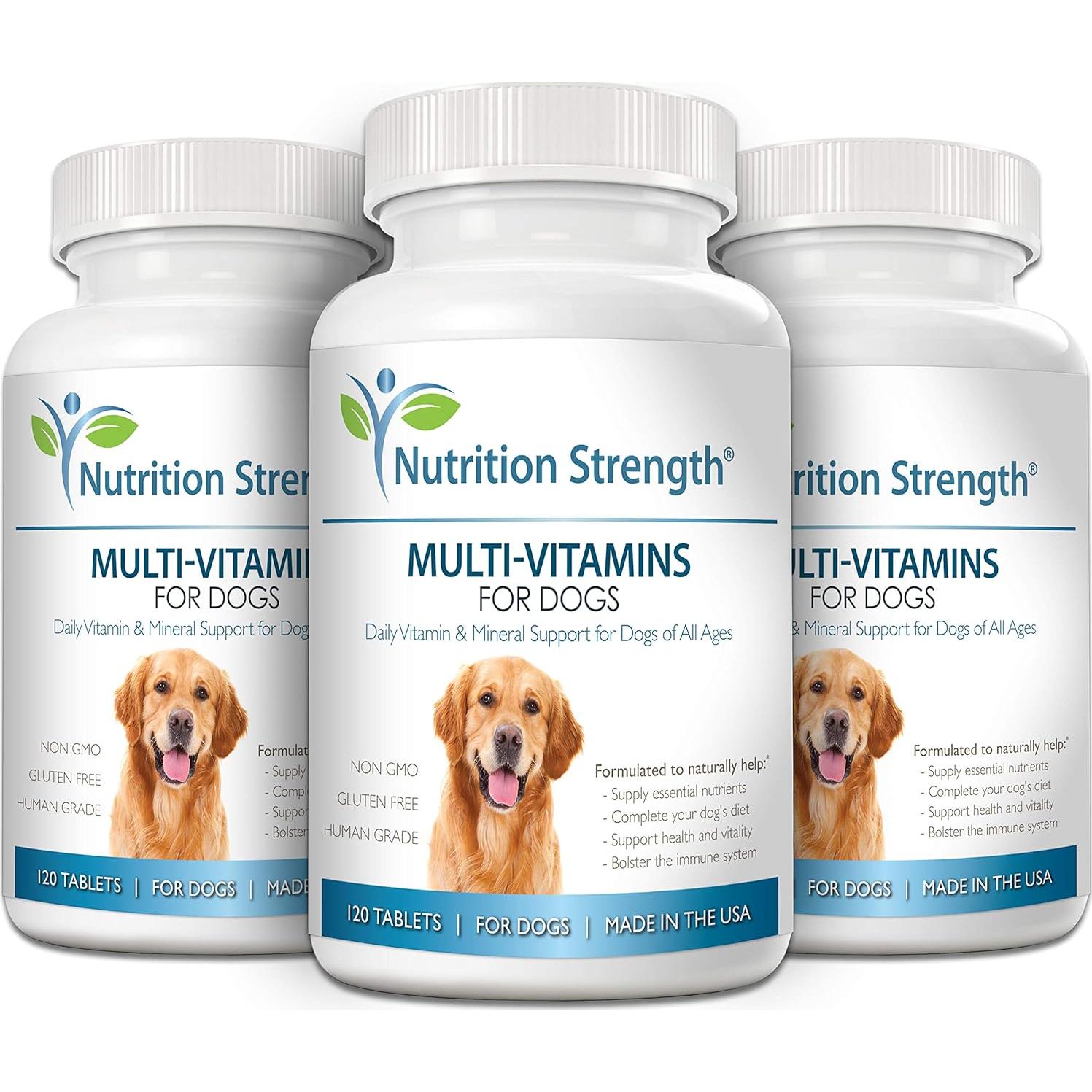 Multivitaminas para Perros Nutrition Strength 120 Tabletas