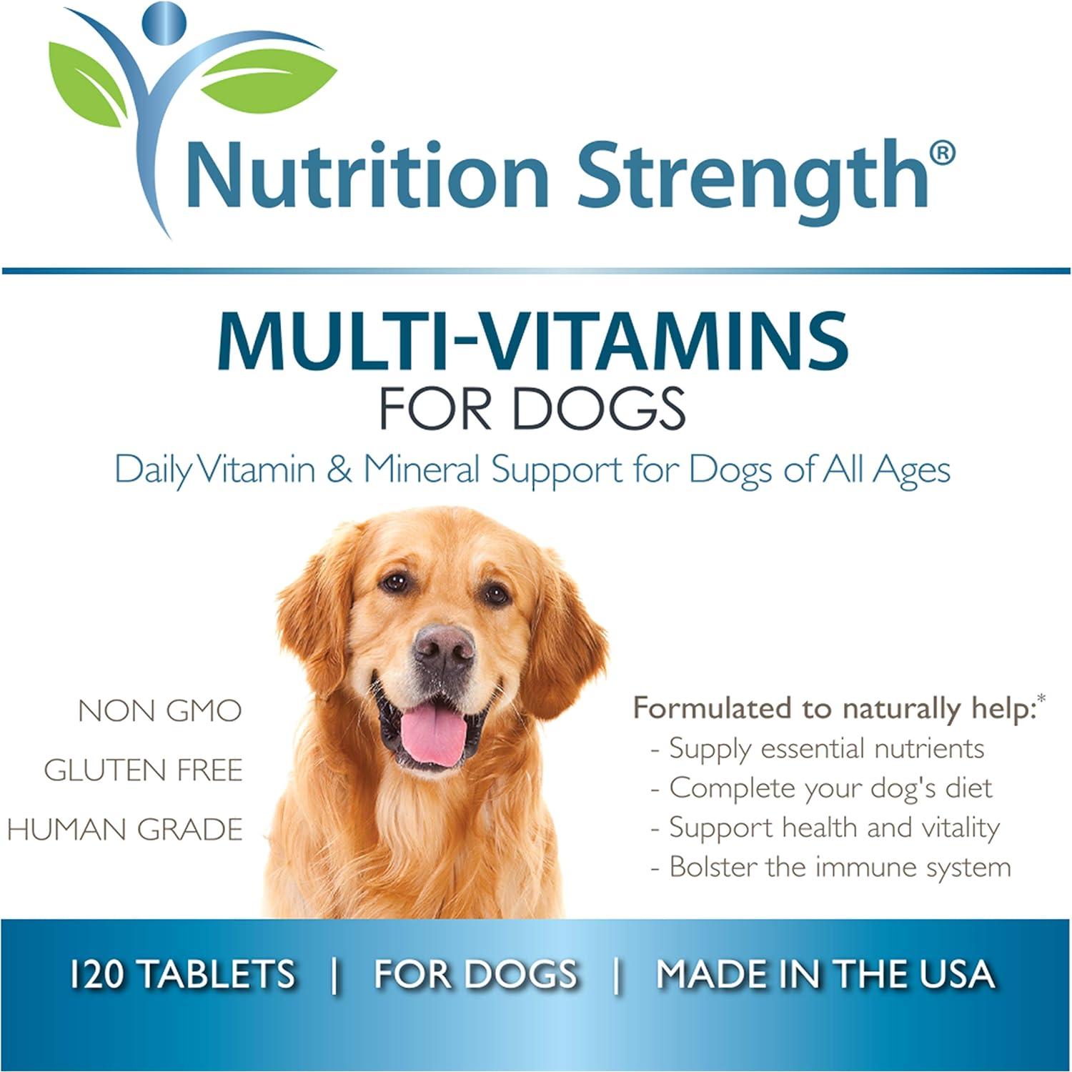 Multivitaminas para Perros Nutrition Strength 120 Tabletas