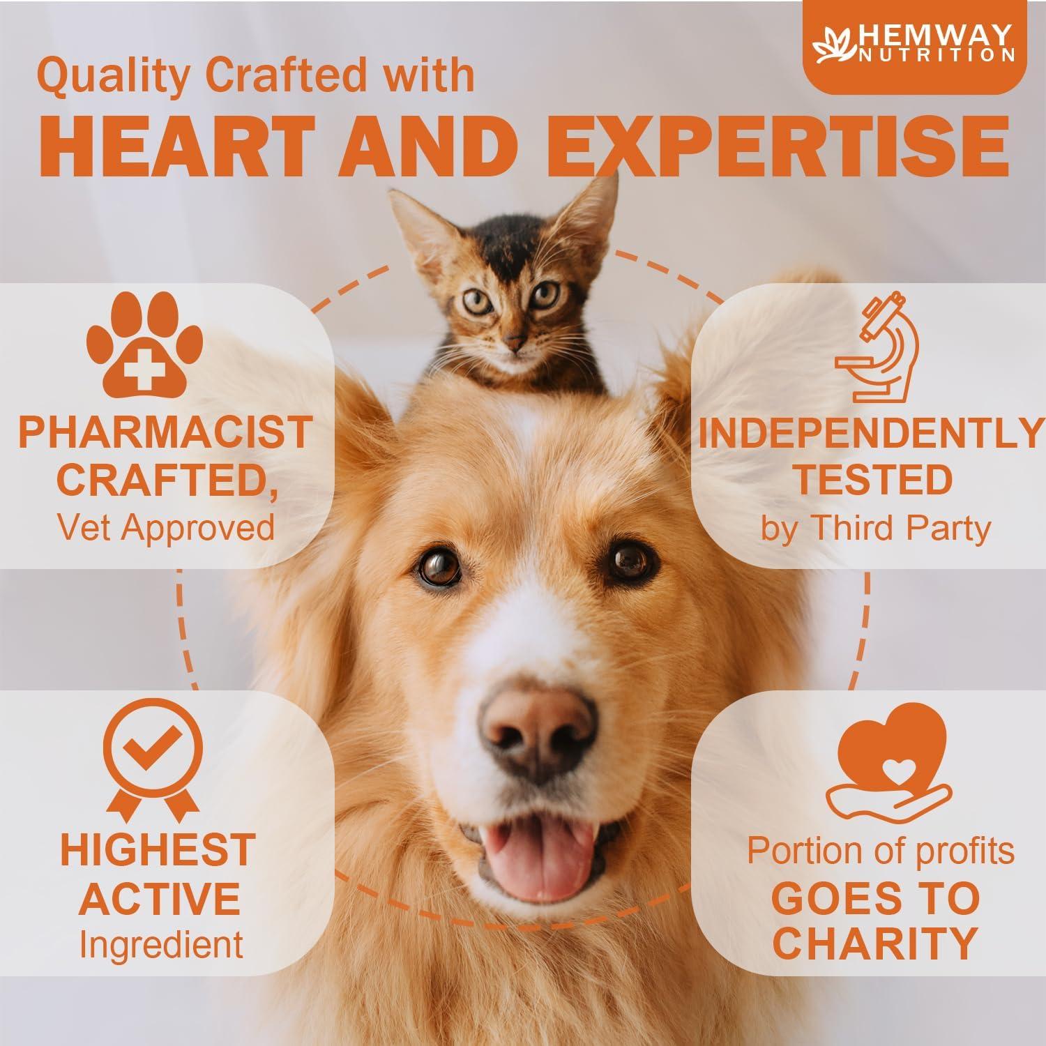 Aceite de Cáñamo Orgánico HEMWAY para Perros y Gatos 168g