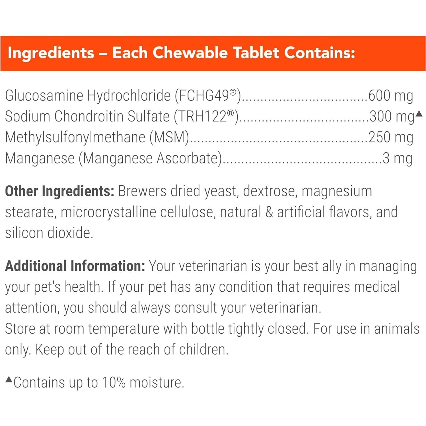 Suplemento Articular Cosequin para Perros 132 Tabletas