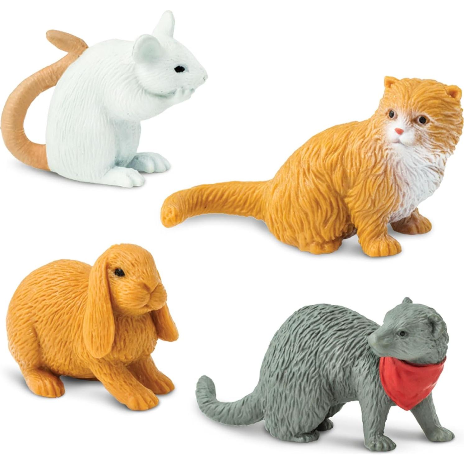 Figuras de Mascotas Domésticas Safari Ltd - 12 Piezas Educativas