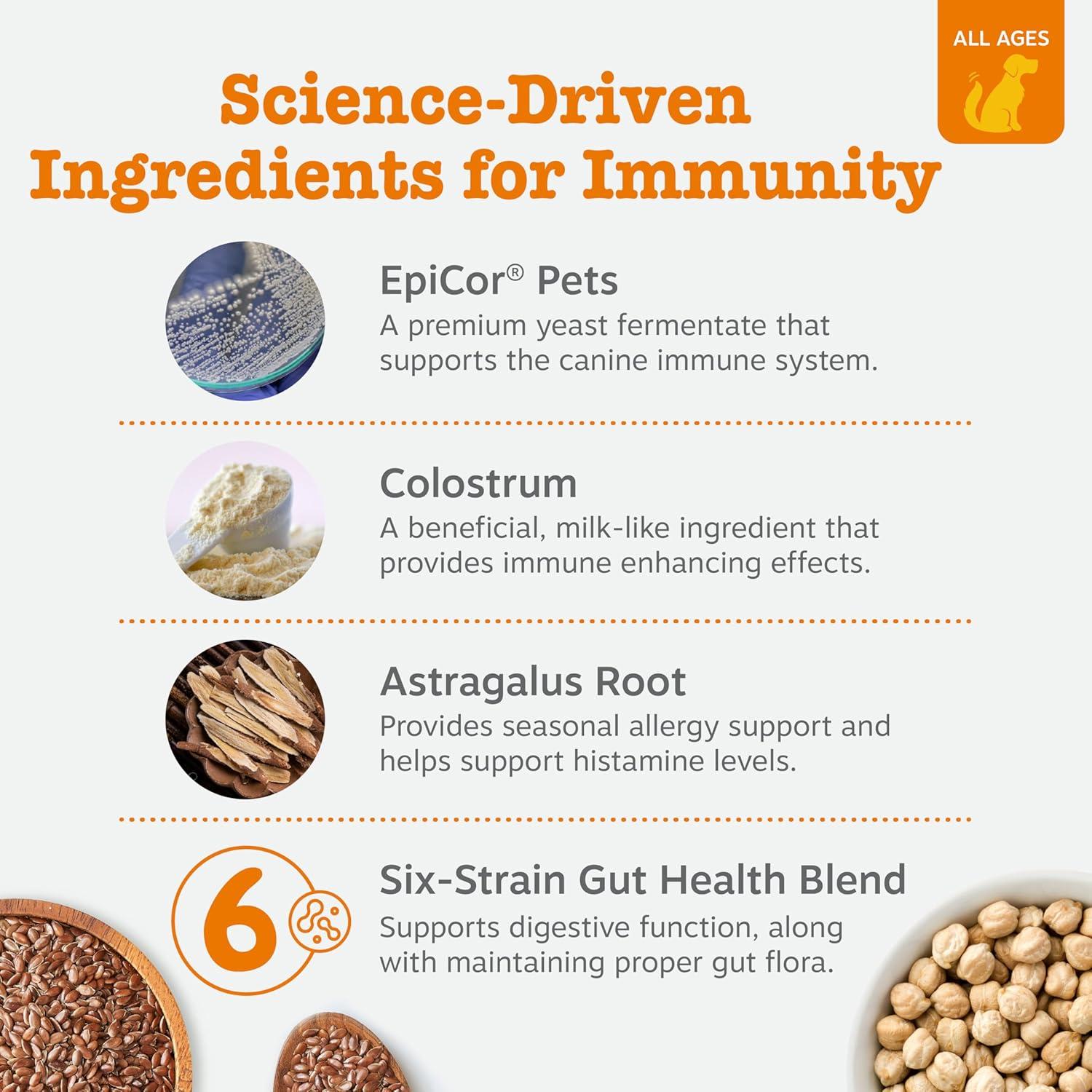 Zesty Paws Alivio Alergias Perros 90 Masticables Mantequilla