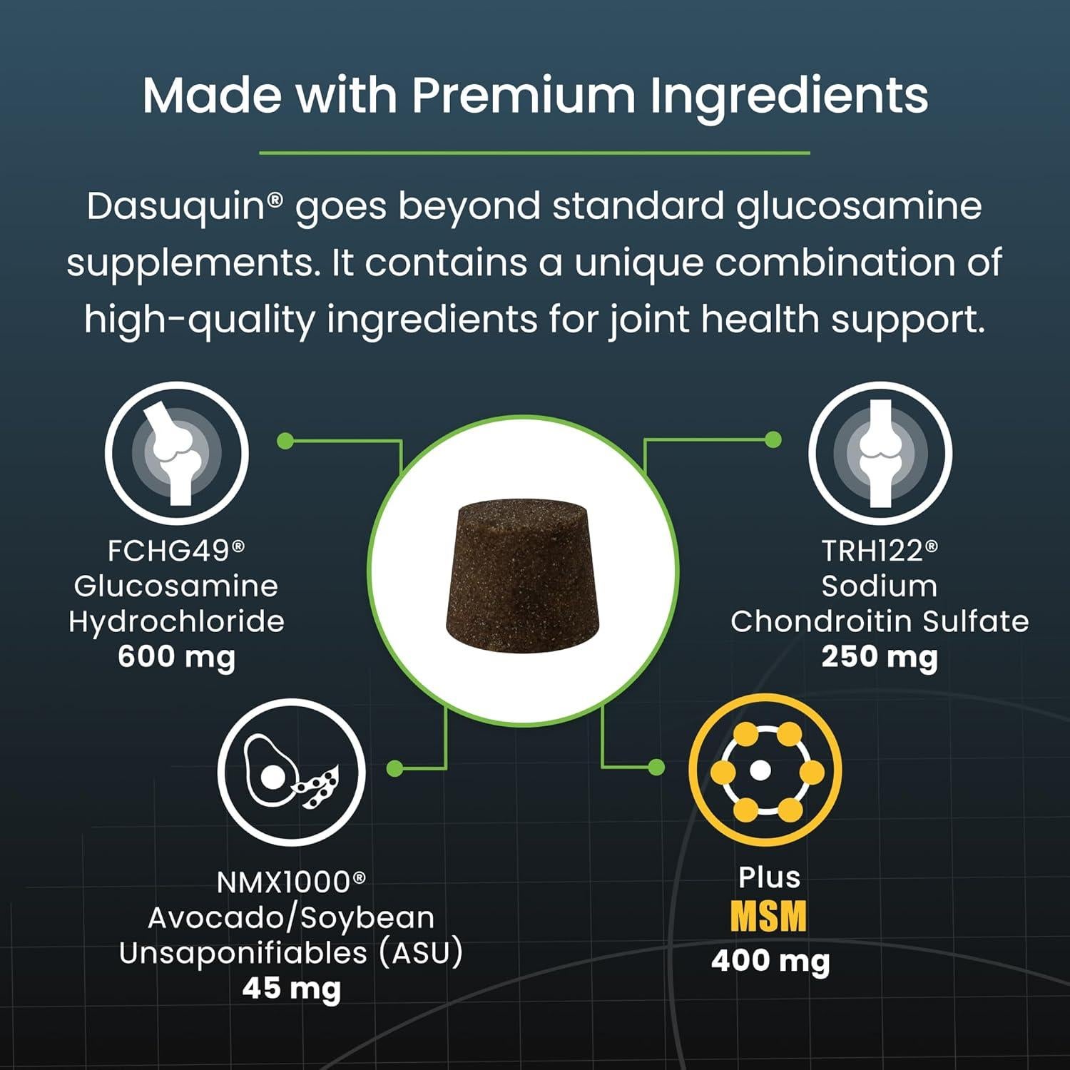 Nutramax Dasuquin MSM Suplemento Articular Perros 84 Chews