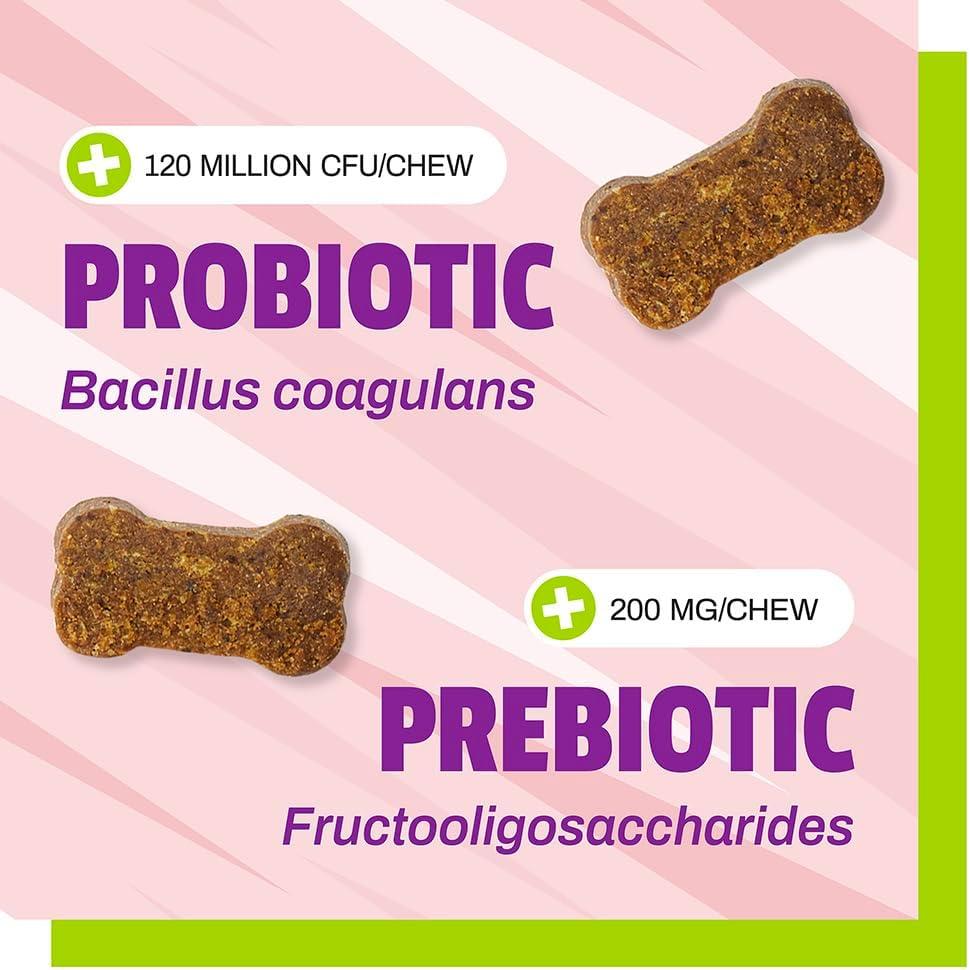 Probiotico Diario para Perros Pet Naturals 60 Masticables