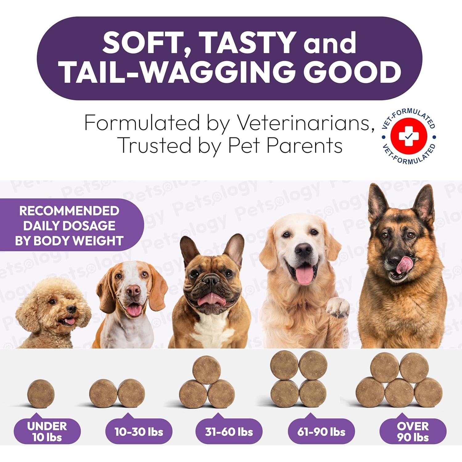 Multivitamínico Masticable para Perros Petsology 170 Unidades