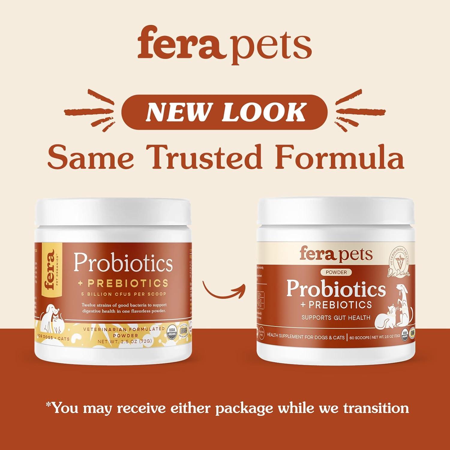 Suplemento Probiotico Fera Pet Organics 60 Cucharadas