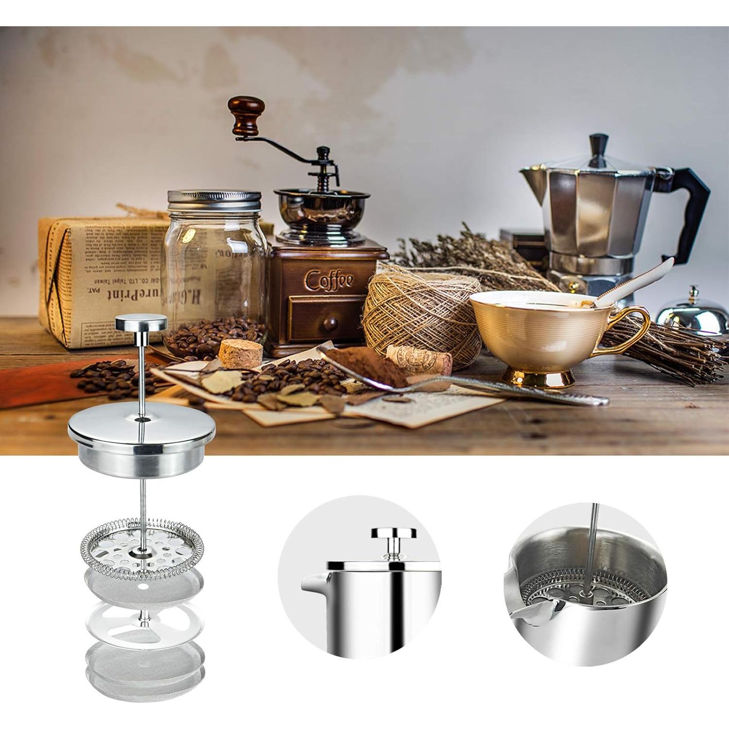 Cafetera Prensa Francesa VITASUNHOW Acero Inoxidable 0.99 kg