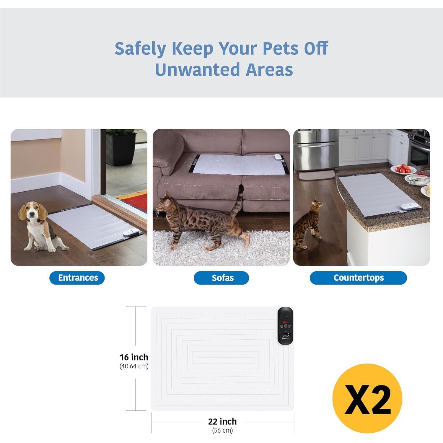 Alfombrillas de Entrenamiento SVD.PET 2 Unidades 55,88x40,64cm