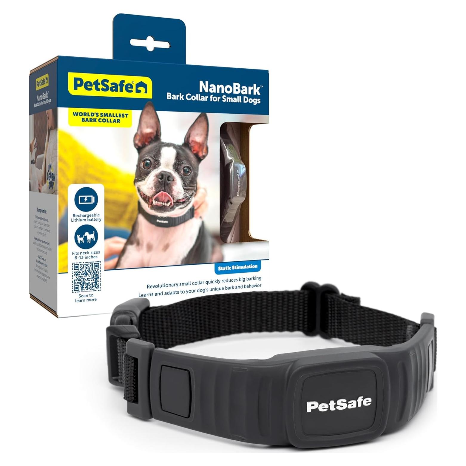 Collar Antiladridos PetSafe NanoBark para Perros Pequeños y Medianos