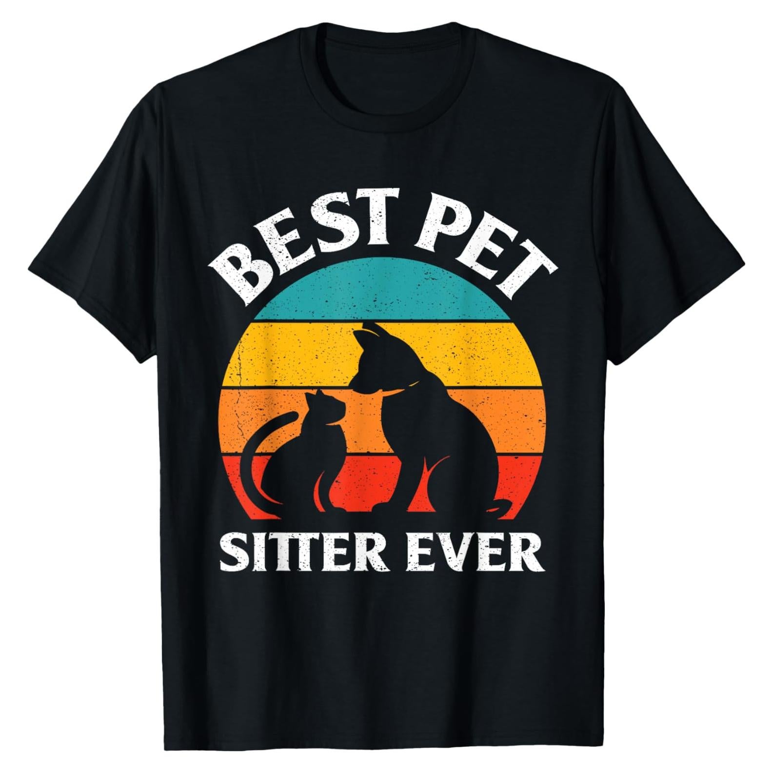 Camiseta Cuidador de Mascotas Mejor Cuidador - Hombre Negro