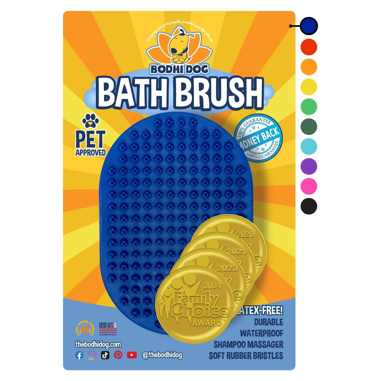 Cepillo de Baño Bodhi Dog para Perros y Gatos Azul
