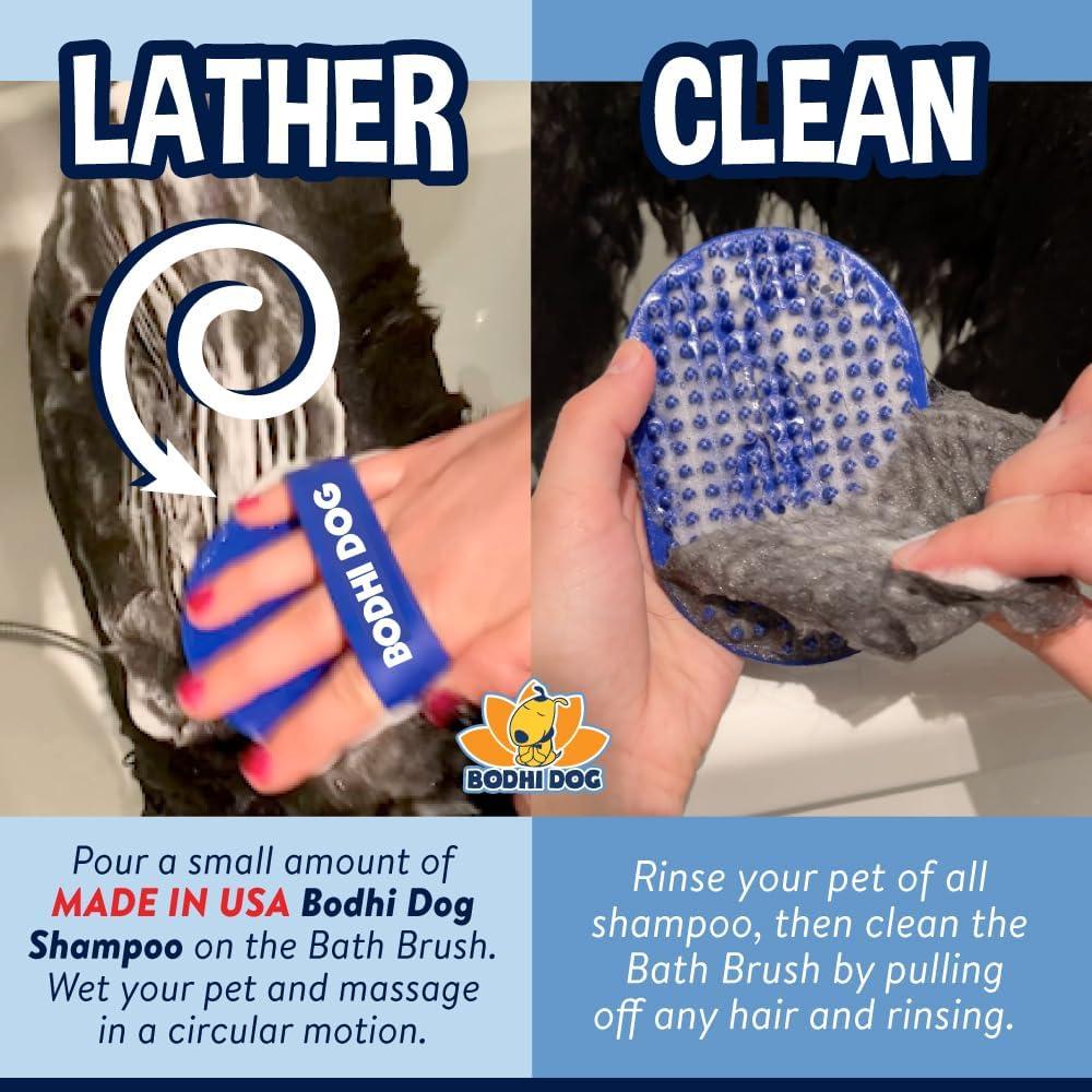 Cepillo de Baño Bodhi Dog para Perros y Gatos Azul