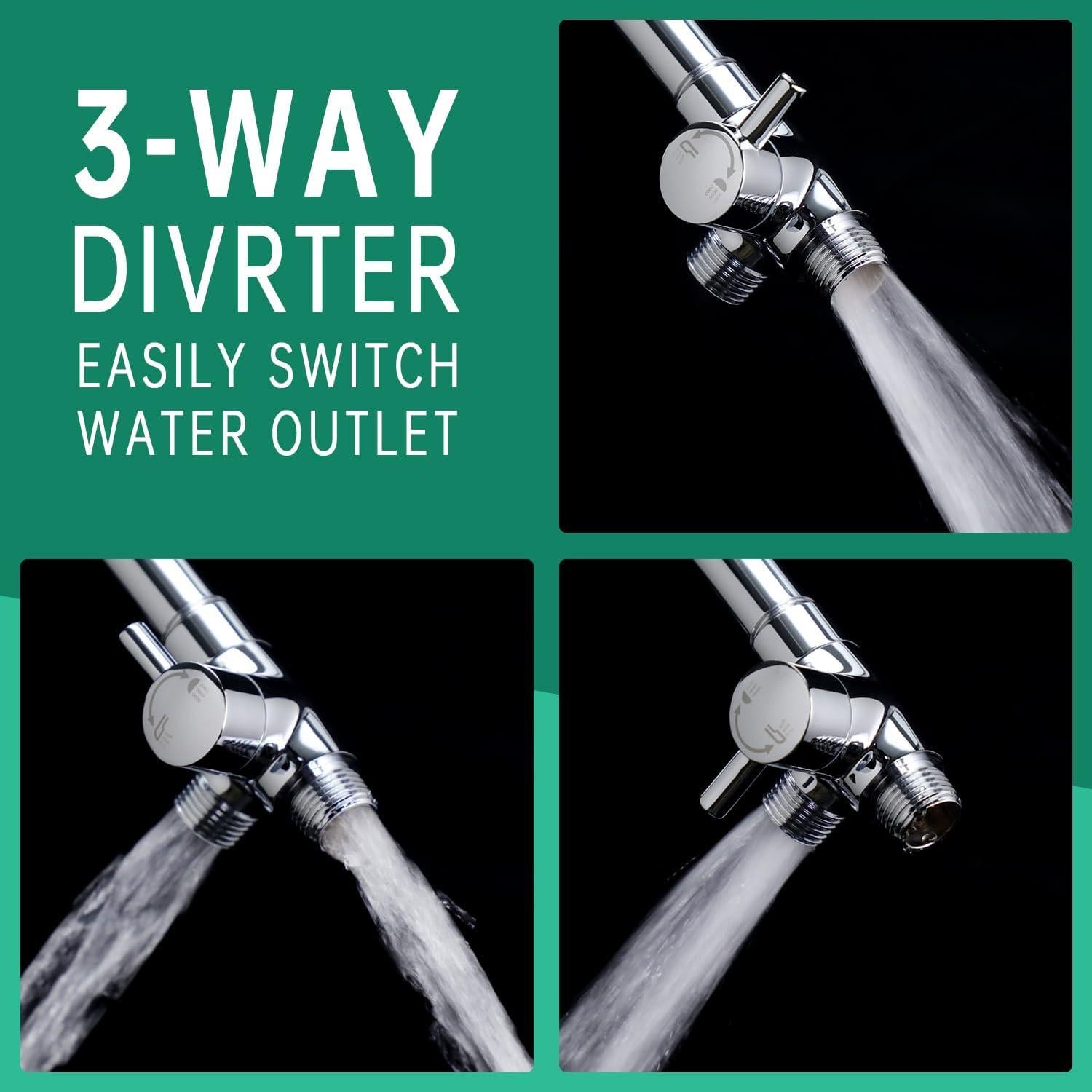 Ducha para Perros V-Frankness con Manguera 254 cm y 3 Modos