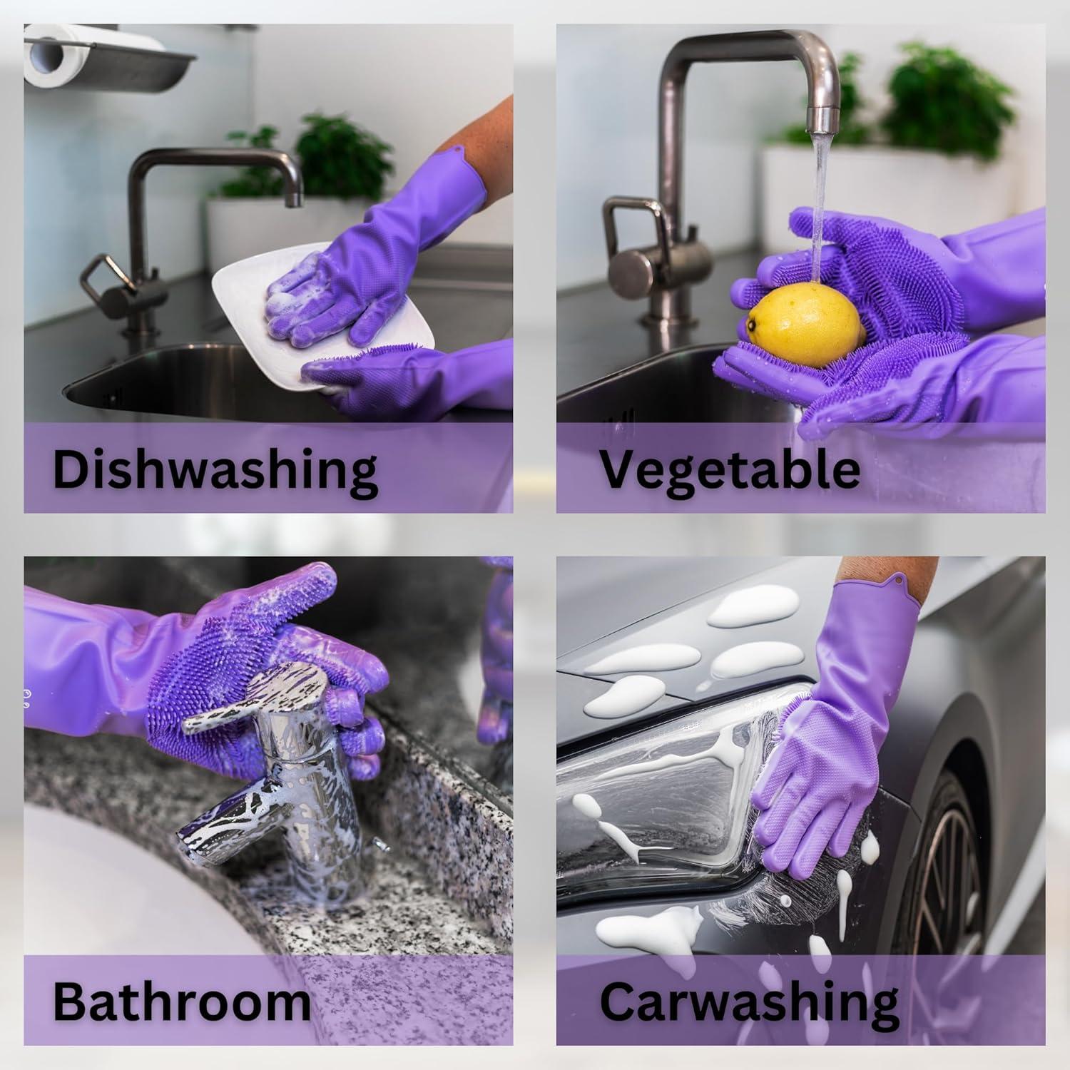 Guantes de Lavado de Perros Huizhou Renshan Púrpura