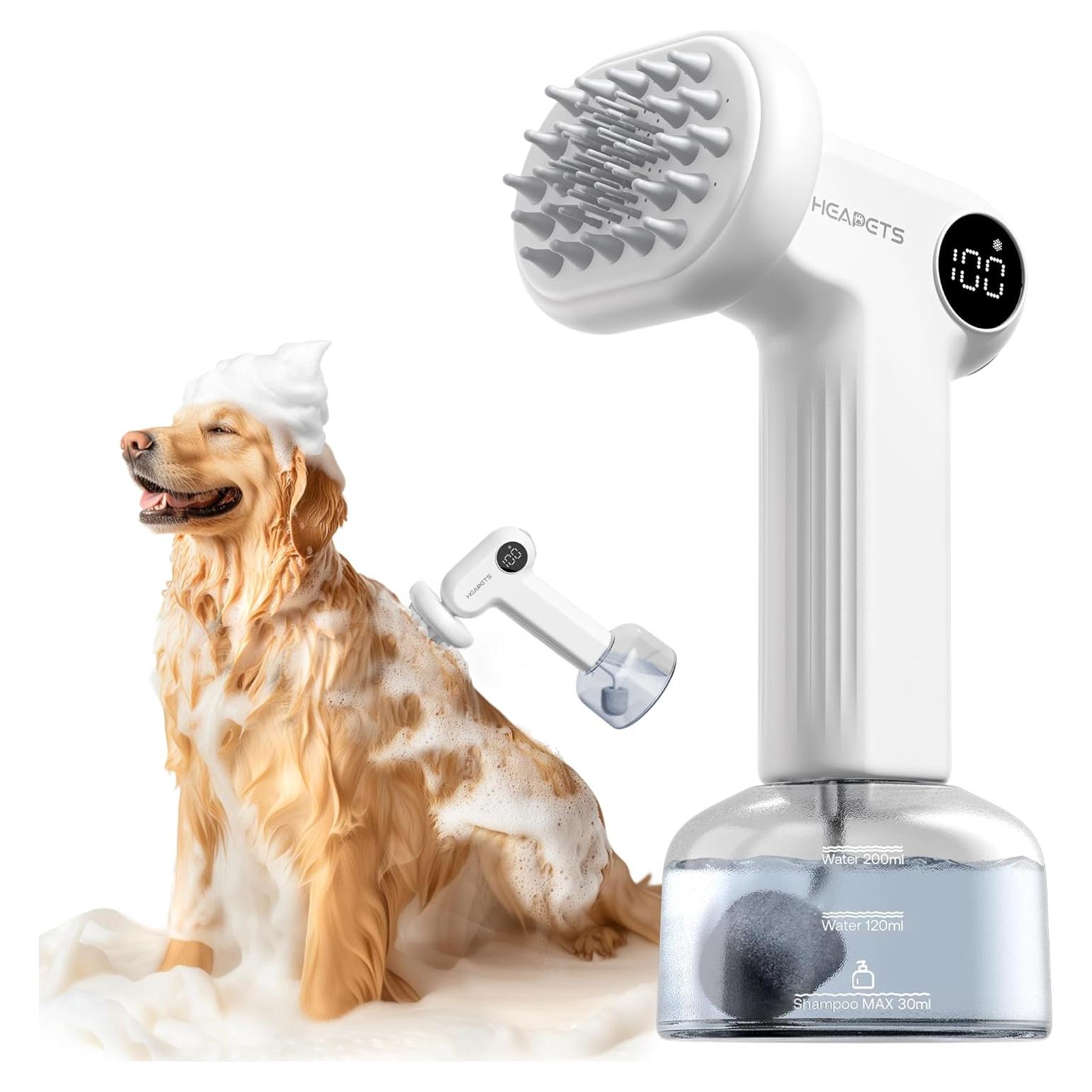 Dispensador Eléctrico de Champú HEAPETS para Perros