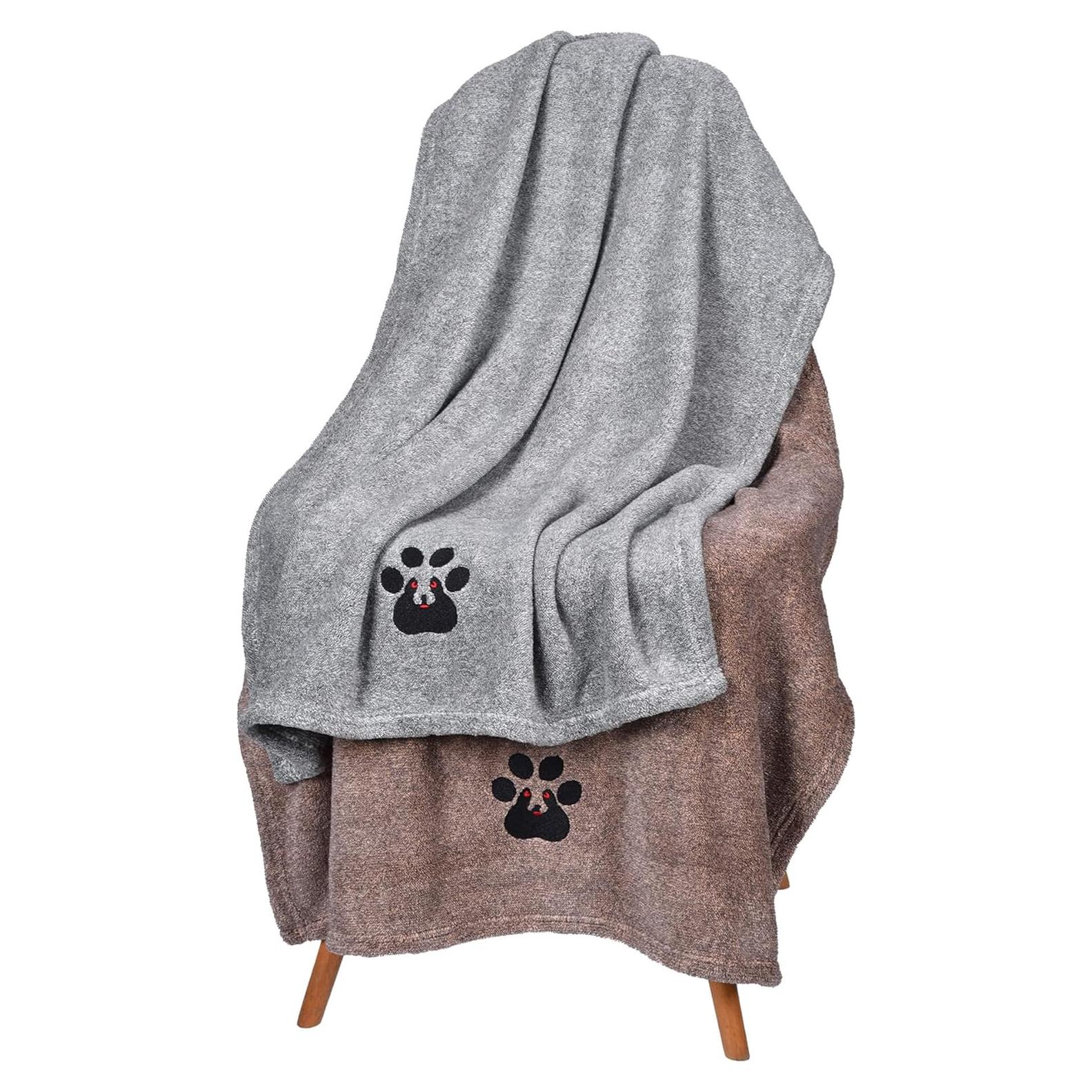 Toallas para Perros Dogvingpk Microfibra 36x28cm Paquete 2