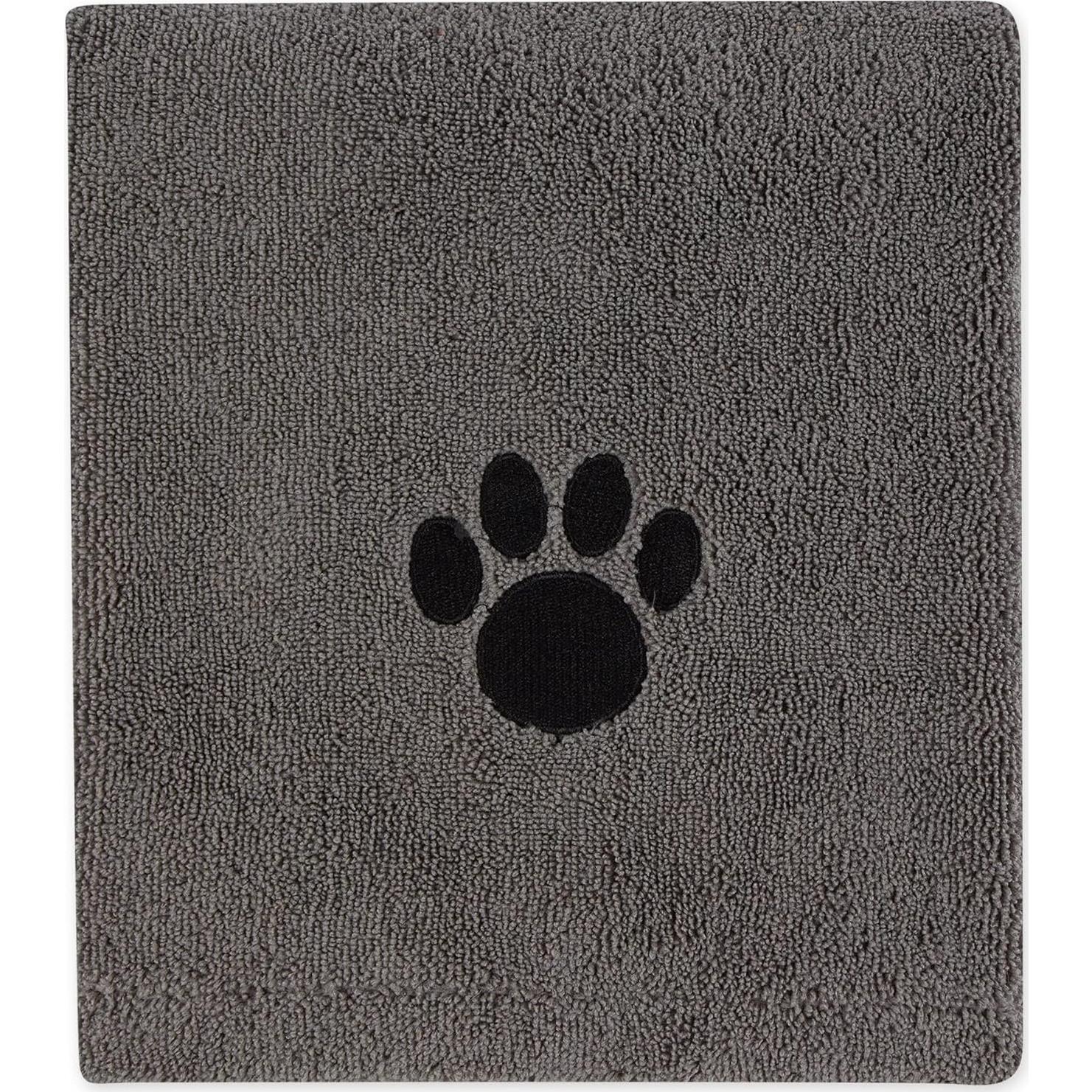 Toalla de Baño para Mascotas Bone Dry Microfibra 104x60 cm Gris