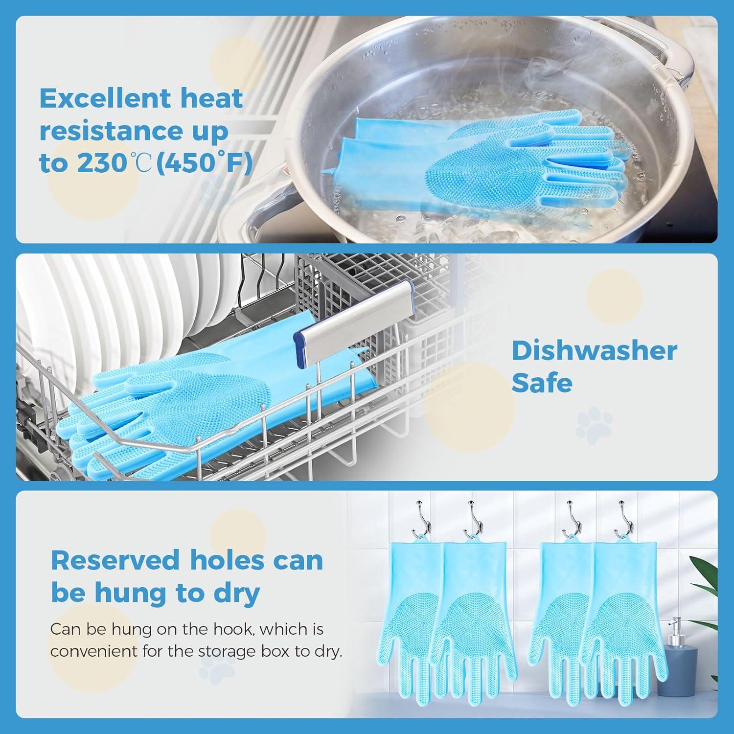 Guantes de Aseo para Mascotas JINHUIYUAN 31.5x14.5cm