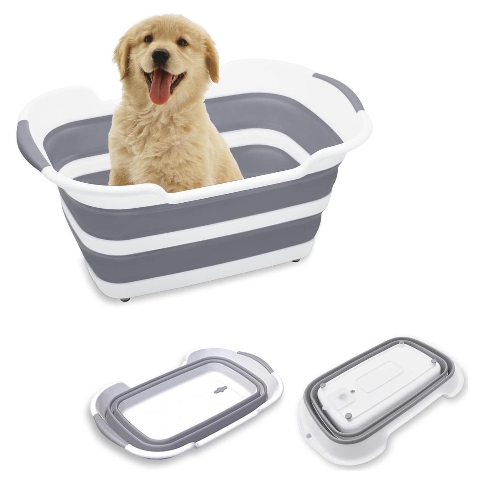 Bańera Plegable para Mascotas Goderewild 27L con Drenaje