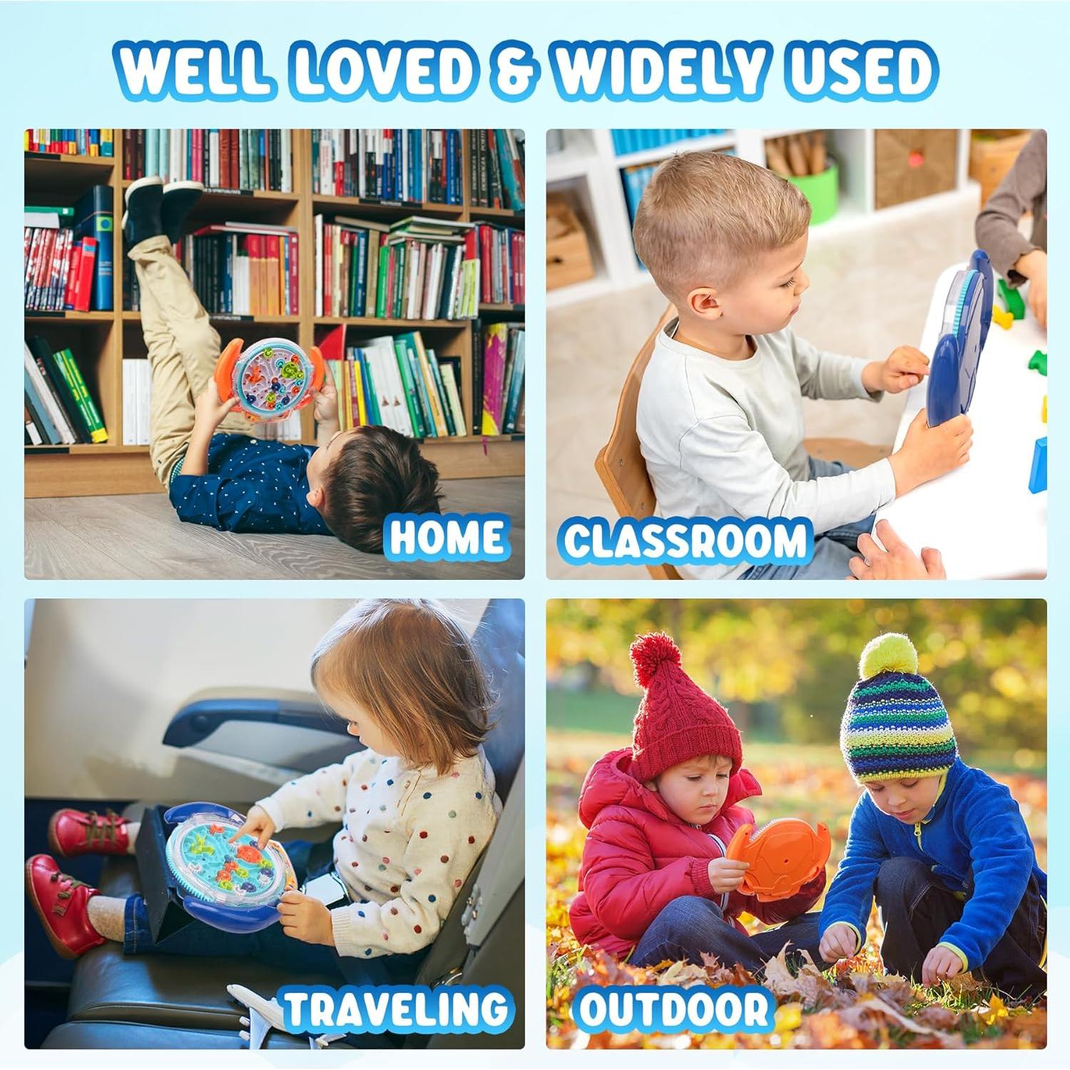 SEVENKA Laberinto 3D para Niños y Adultos - 2 Piezas