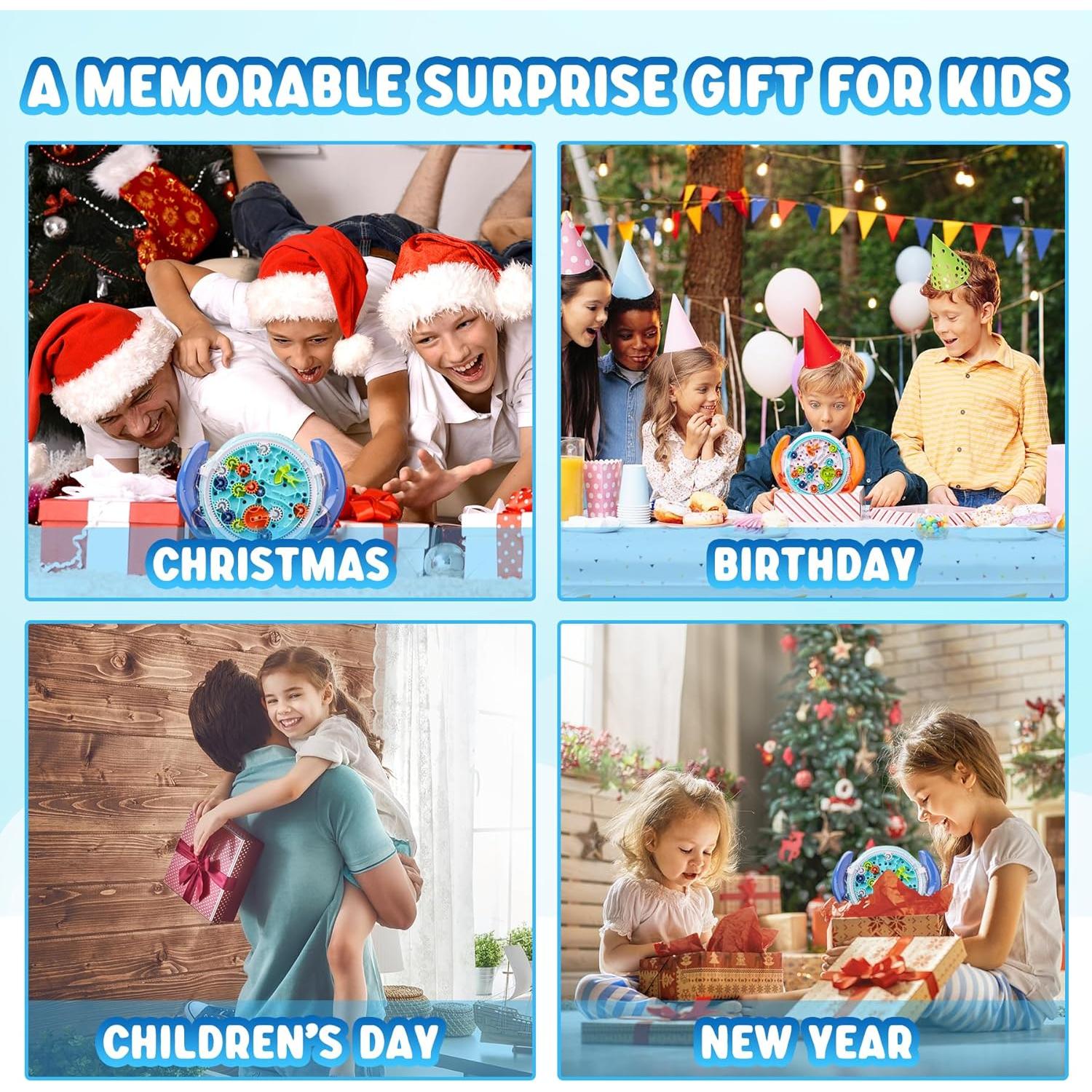 SEVENKA Laberinto 3D para Niños y Adultos - 2 Piezas