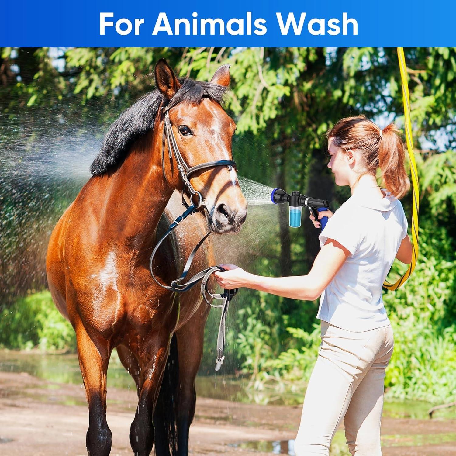 Kit de Rociador para Baño de Mascotas PWEZON 16 en 1