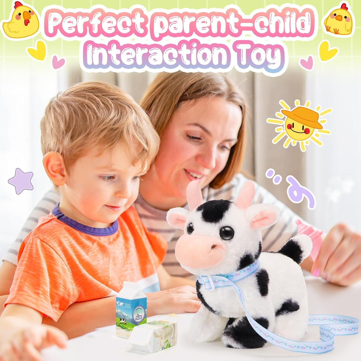 Juguete de Peluche Interactivo Vaca Tagitary 230g para Niños