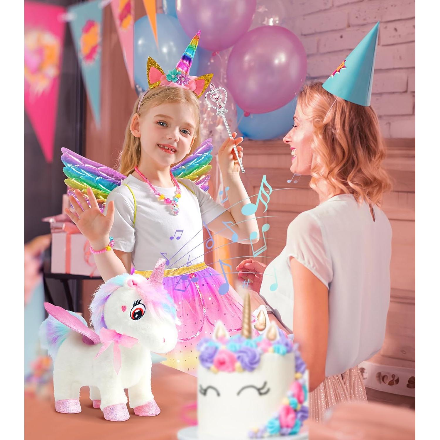 Juguete Interactivo Unicornio SOLIEHOO 20cm con Accesorios