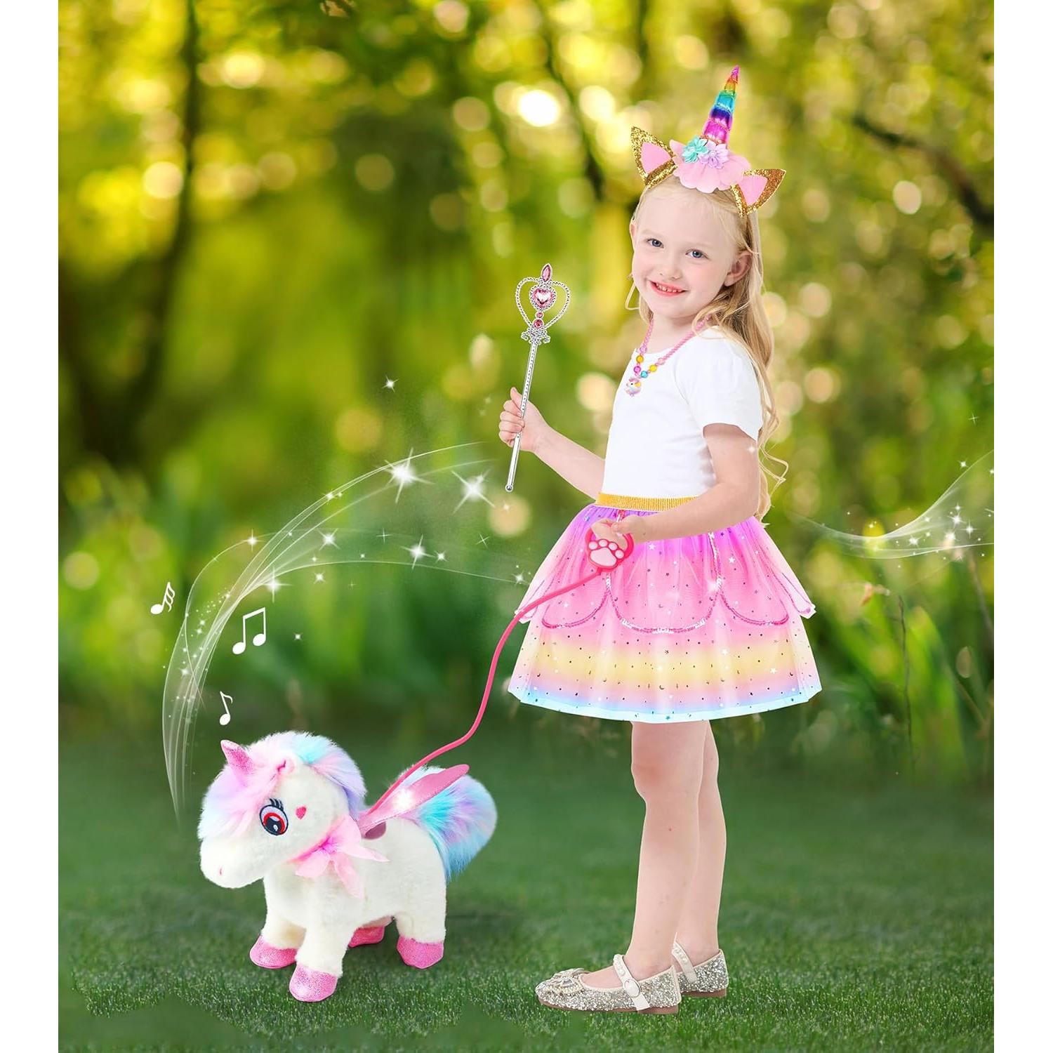 Juguete Interactivo Unicornio SOLIEHOO 20cm con Accesorios