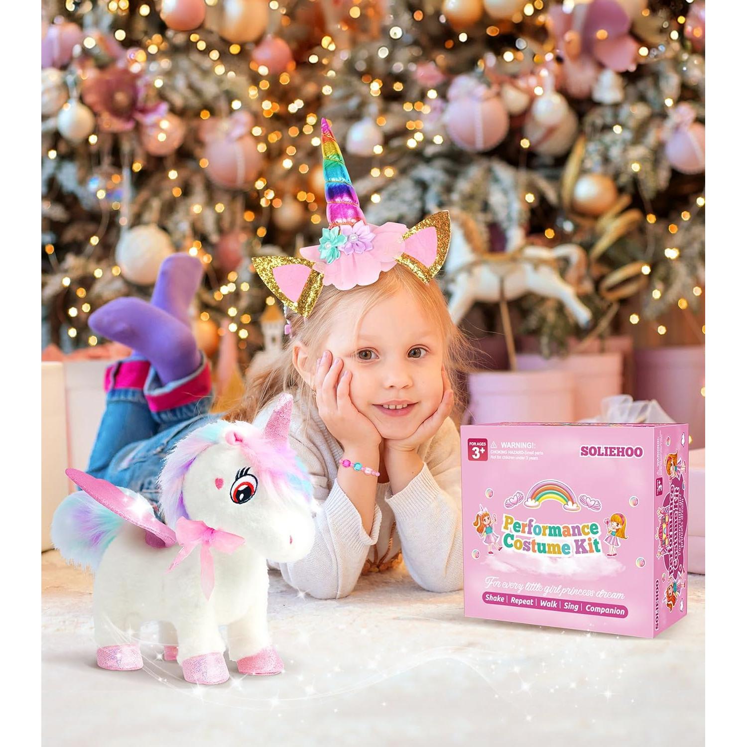 Juguete Interactivo Unicornio SOLIEHOO 20cm con Accesorios