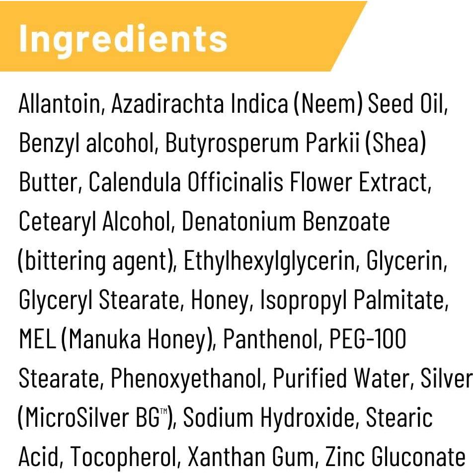 Ungüento Reparador de Heridas Silver Honey 56g Miel de Manuka